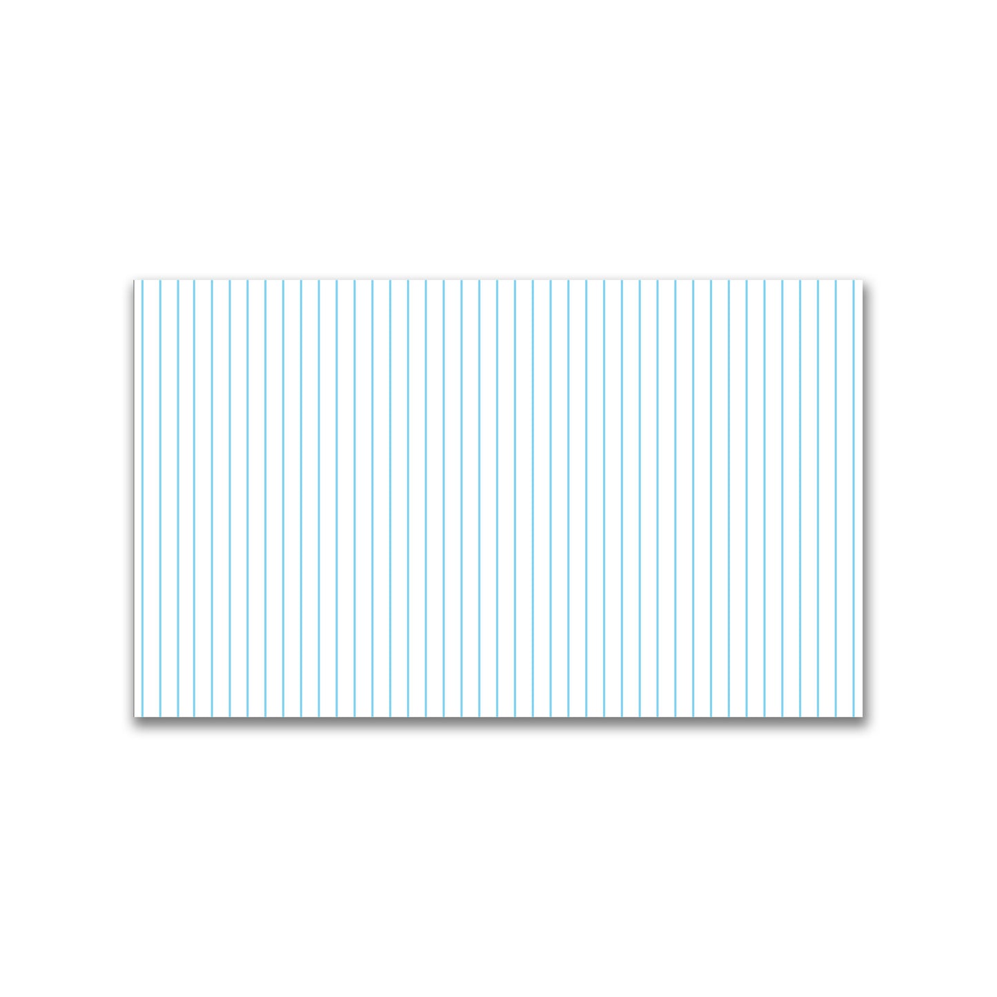 White Spun Polyester Fabric with Fine Blue Stripes #FASP-1430-151