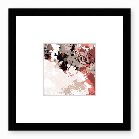 Framed Graphic Art Print, Faux Mat - 12x12 inches | FMS-1130-7695, Prints, Graphic art, Black Frame,12 x 12 inches
