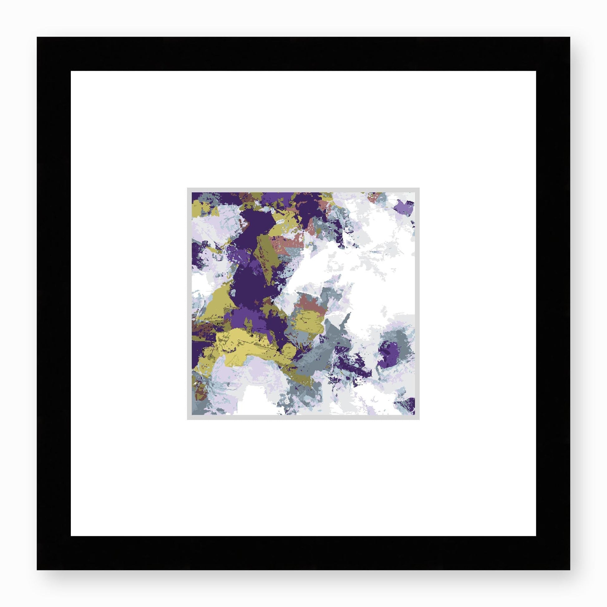 Framed Graphic Art Print, Faux Mat - 12x12 inches | FMS-1140-7695, Prints, Graphic art, Black Frame,12 x 12 inches