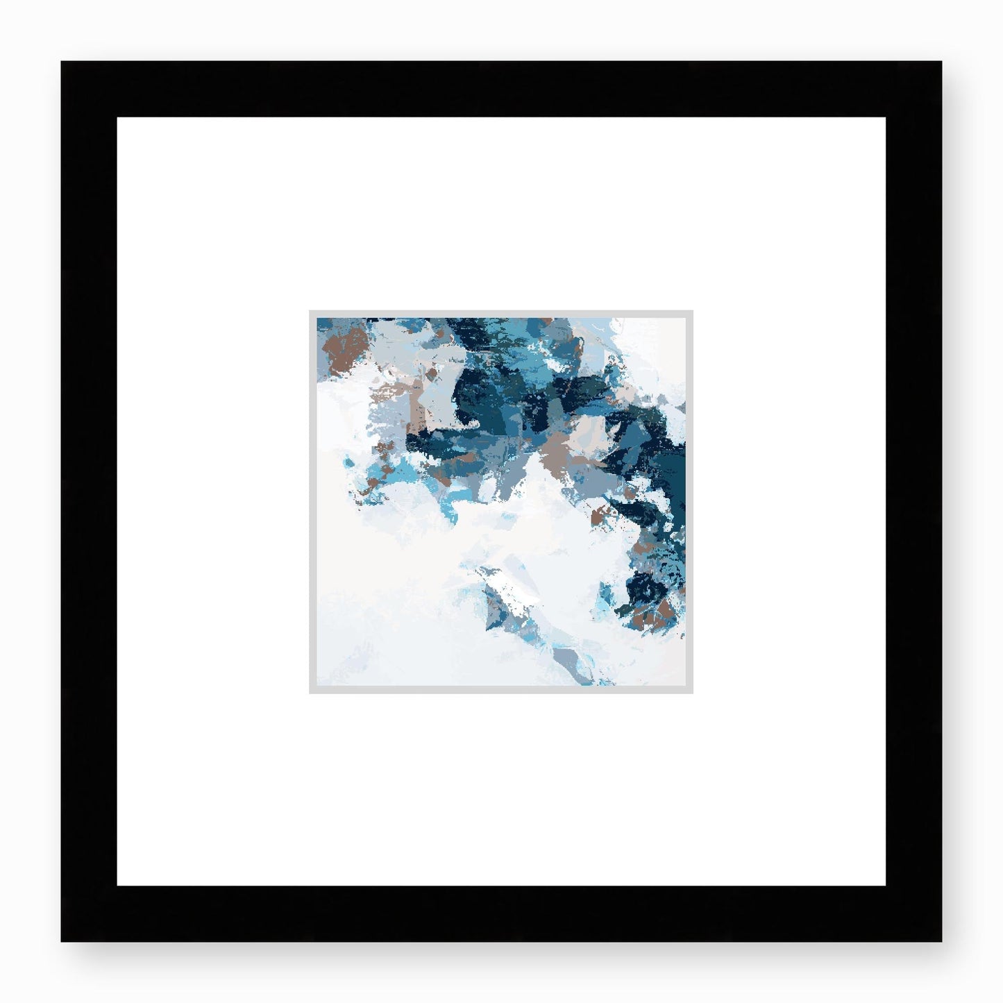 Framed Graphic Art Print, Faux Mat - 12x12 inches | FMS-1150-7693, Prints, Graphic art, Black Frame,12 x 12 inches