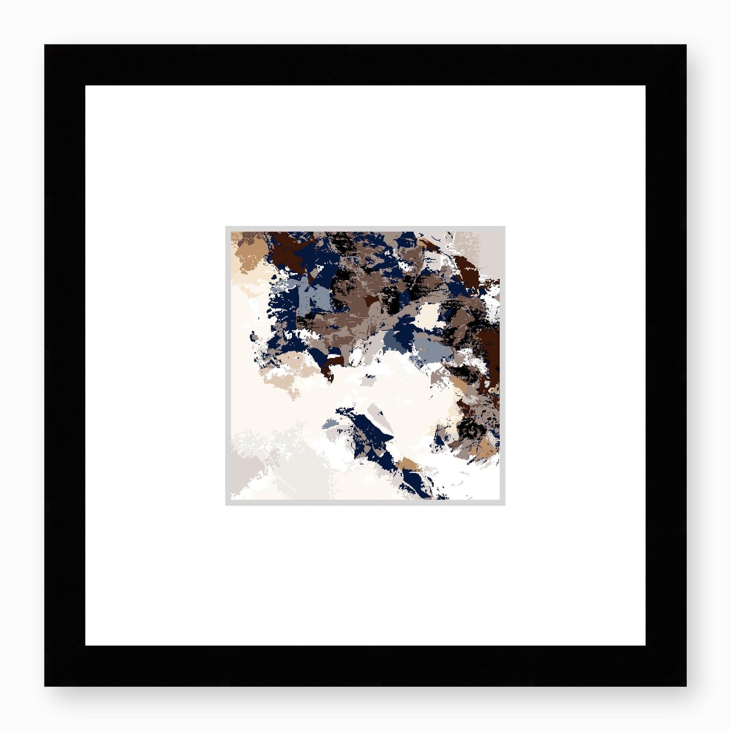 Framed Graphic Art Print, Faux Mat - 12x12 inches | FMS-1160-7693, Prints, Graphic art, Black Frame,12 x 12 inches
