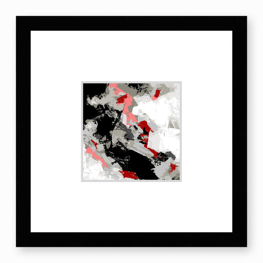 Framed Graphic Art Print, Faux Mat - 12x12 inches | FMS-1190-7690, Prints, Graphic art, Black Frame,12 x 12 inches