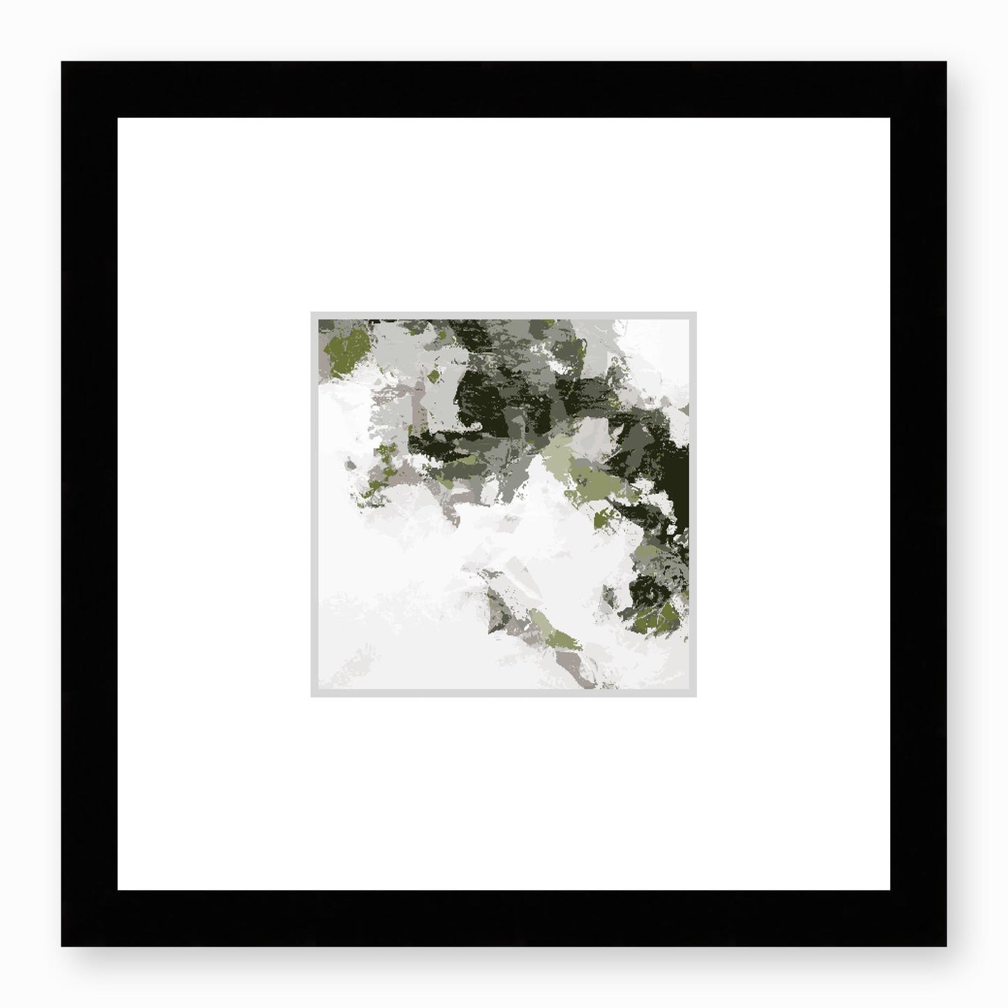 Framed Graphic Art Print, Faux Mat - 12x12 inches | FMS-1240-7693, Prints, Fine art, Black Frame,12 x 12 inches