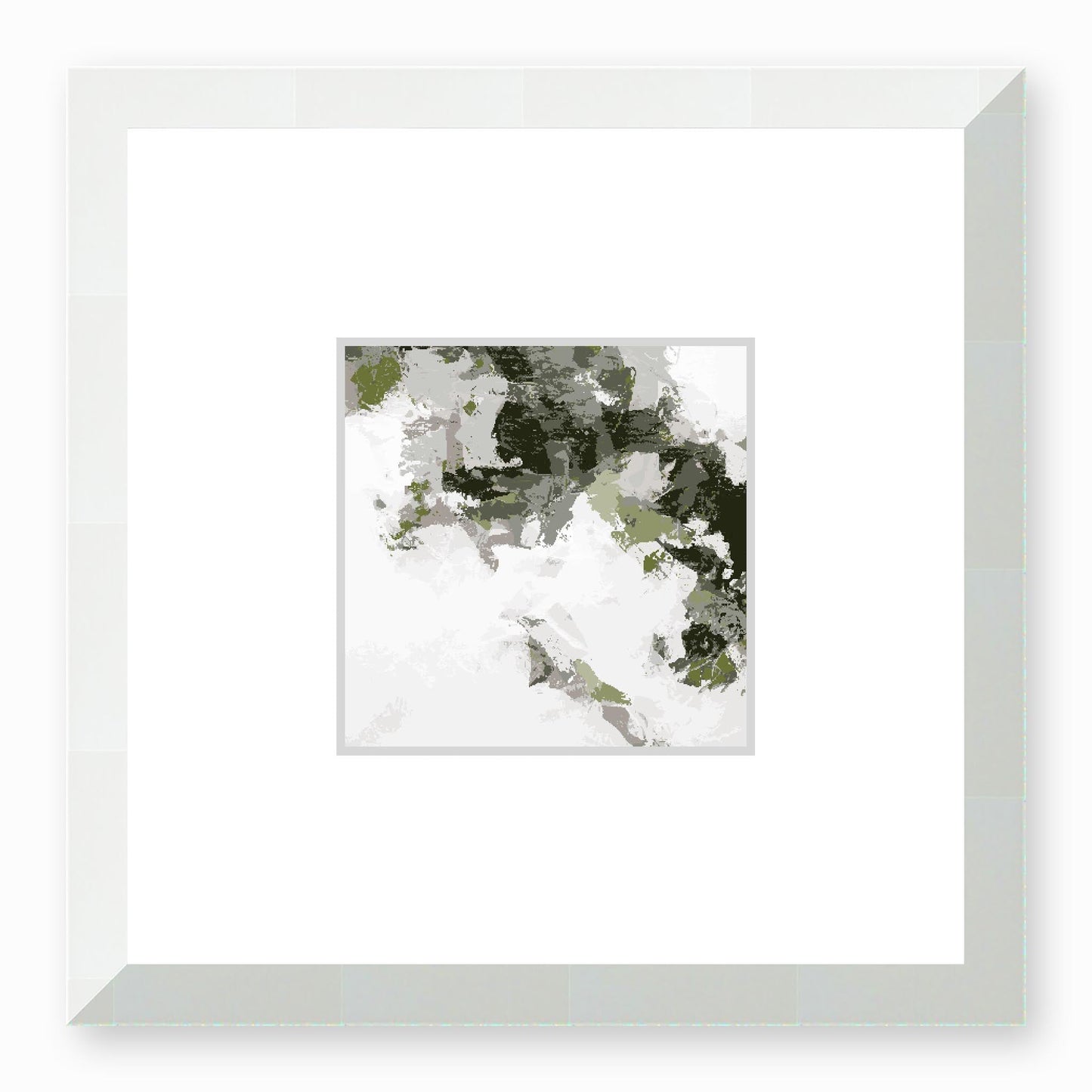 Framed Graphic Art Print, Faux Mat - 12x12 inches | FMS-1240-7693, Prints, Fine art, White Frame,12 x 12 inches