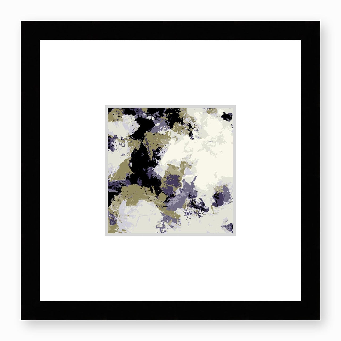 Framed Graphic Art Print, Faux Mat - 12x12 inches | FMS-1260-7695, Prints, Graphic art, Black Frame,12 x 12 inches