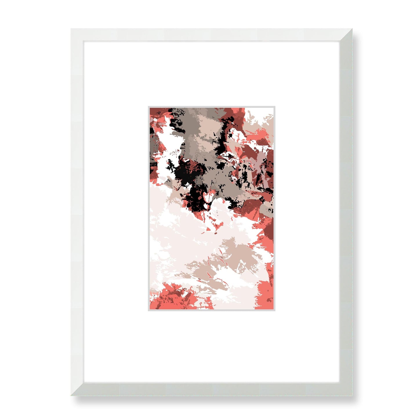 Framed Graphic Art Print, Faux Mat - 18x24 inches | FMV-1130-7696, Prints, Graphic art, White Frame, 45 x 60 cm ,18 x 24 inches