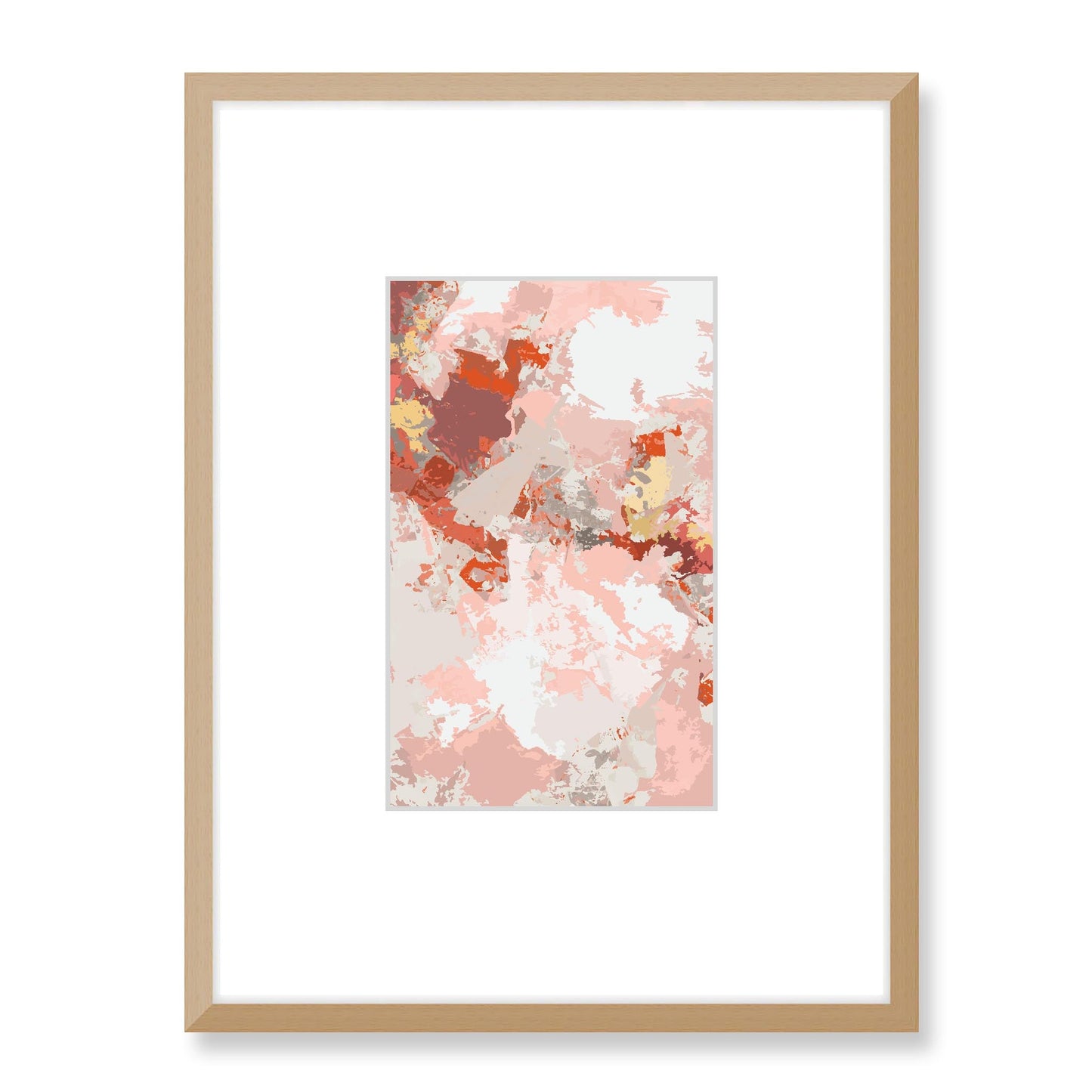 Framed Graphic Art Print, Faux Mat - 18x24 inches | FMV-1130-7698, Prints, Graphic art, Natural Frame, 45 x 60 cm ,18 x 24 inches