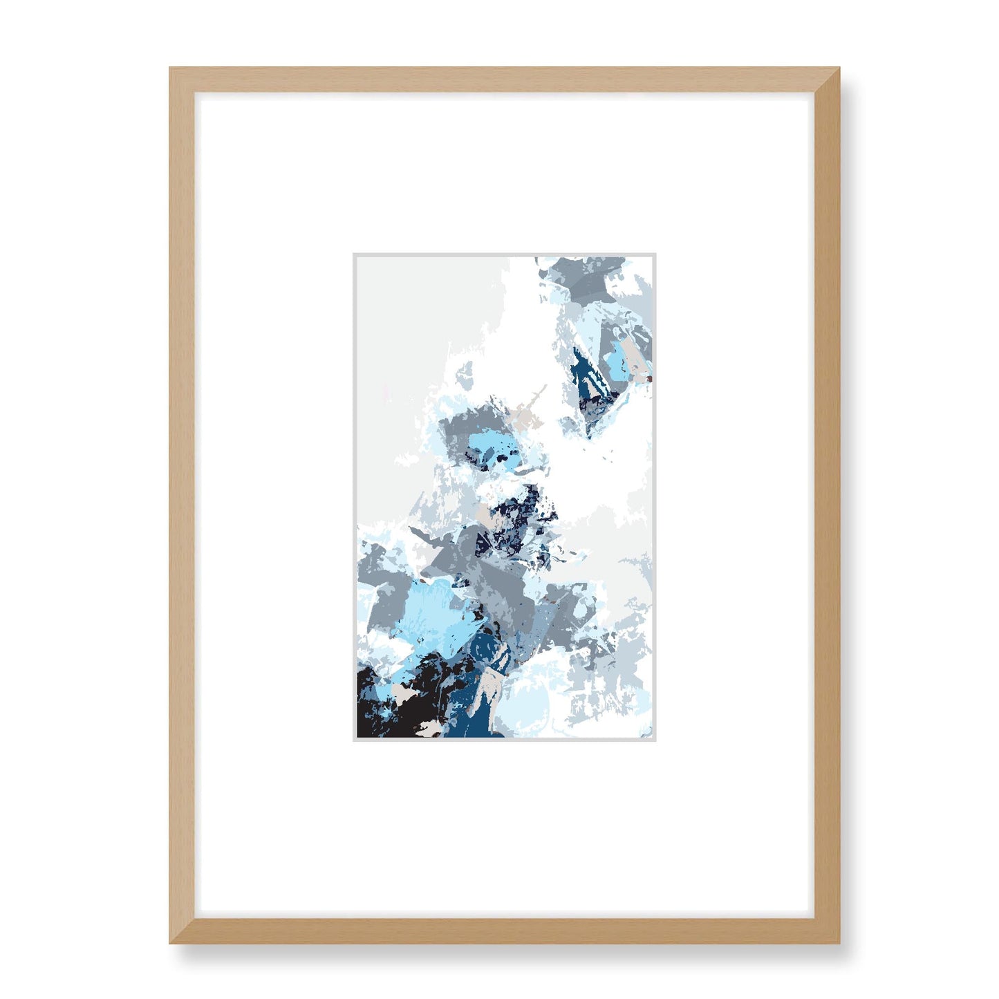 Framed Graphic Art Print, Faux Mat - 18x24 inches | FMV-1150-7694, Prints, Graphic art, Natural Frame, 45 x 60 cm ,18 x 24 inches