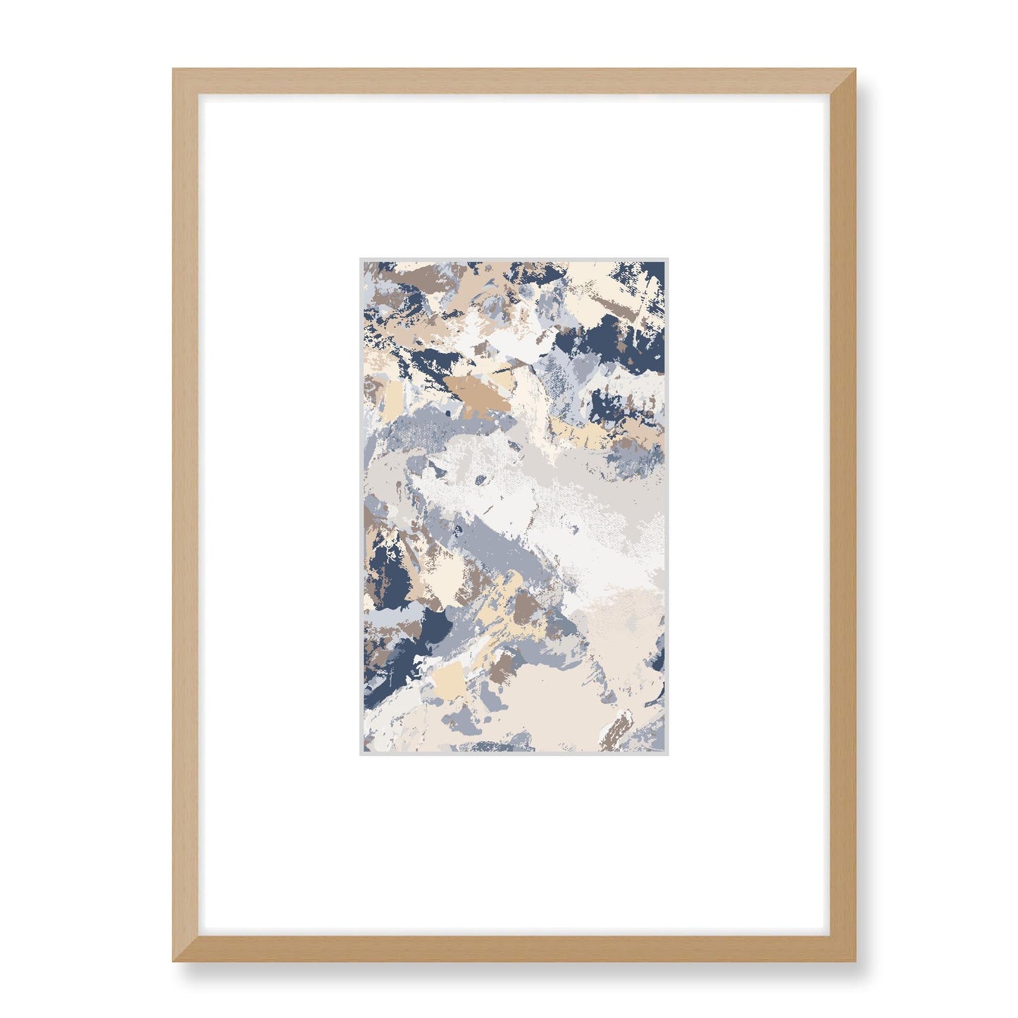 Framed Graphic Art Print, Faux Mat - 18x24 inches | FMV-1160-7689, Prints, Graphic art, Natural Frame, 45 x 60 cm ,18 x 24 inches