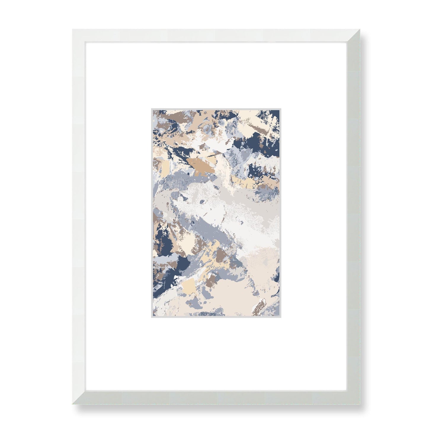 Framed Graphic Art Print, Faux Mat - 18x24 inches | FMV-1160-7689, Prints, Graphic art, White Frame, 45 x 60 cm ,18 x 24 inches