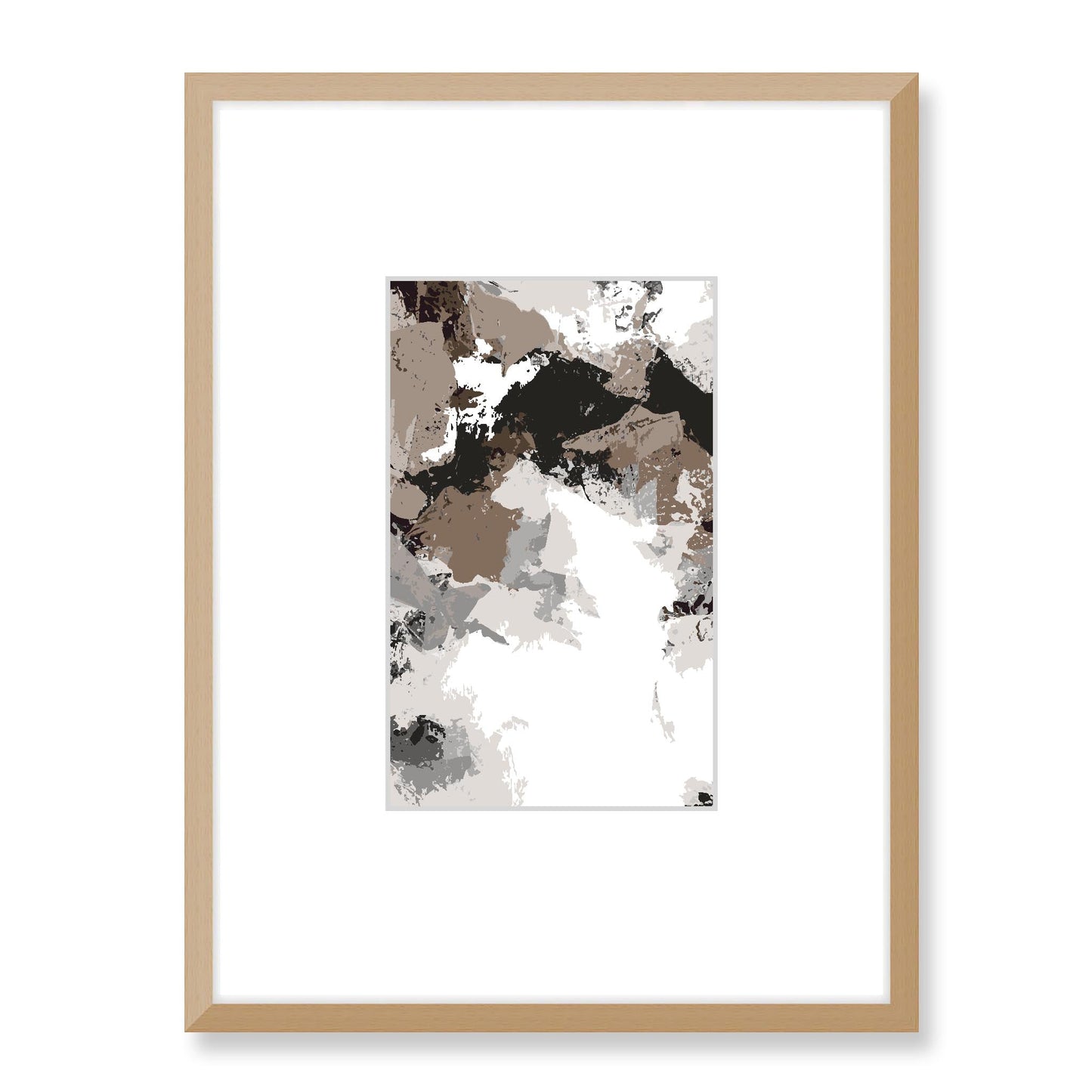 Framed Graphic Art Print, Faux Mat - 18x24 inches | FMV-1170-7692, Prints, Graphic art, Natural Frame, 45 x 60 cm ,18 x 24 inches