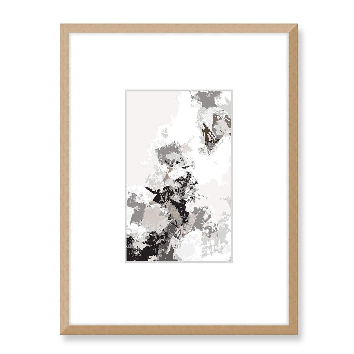 Framed Graphic Art Print, Faux Mat - 18x24 inches | FMV-1170-7694, Prints, Graphic art, Natural Frame, 45 x 60 cm ,18 x 24 inches