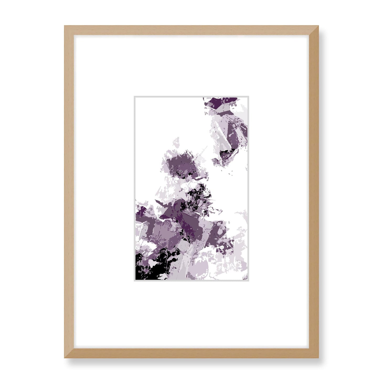 Framed Graphic Art Print, Faux Mat - 18x24 inches | FMV-1180-7694, Prints, Graphic art, Natural Frame, 45 x 60 cm ,18 x 24 inches