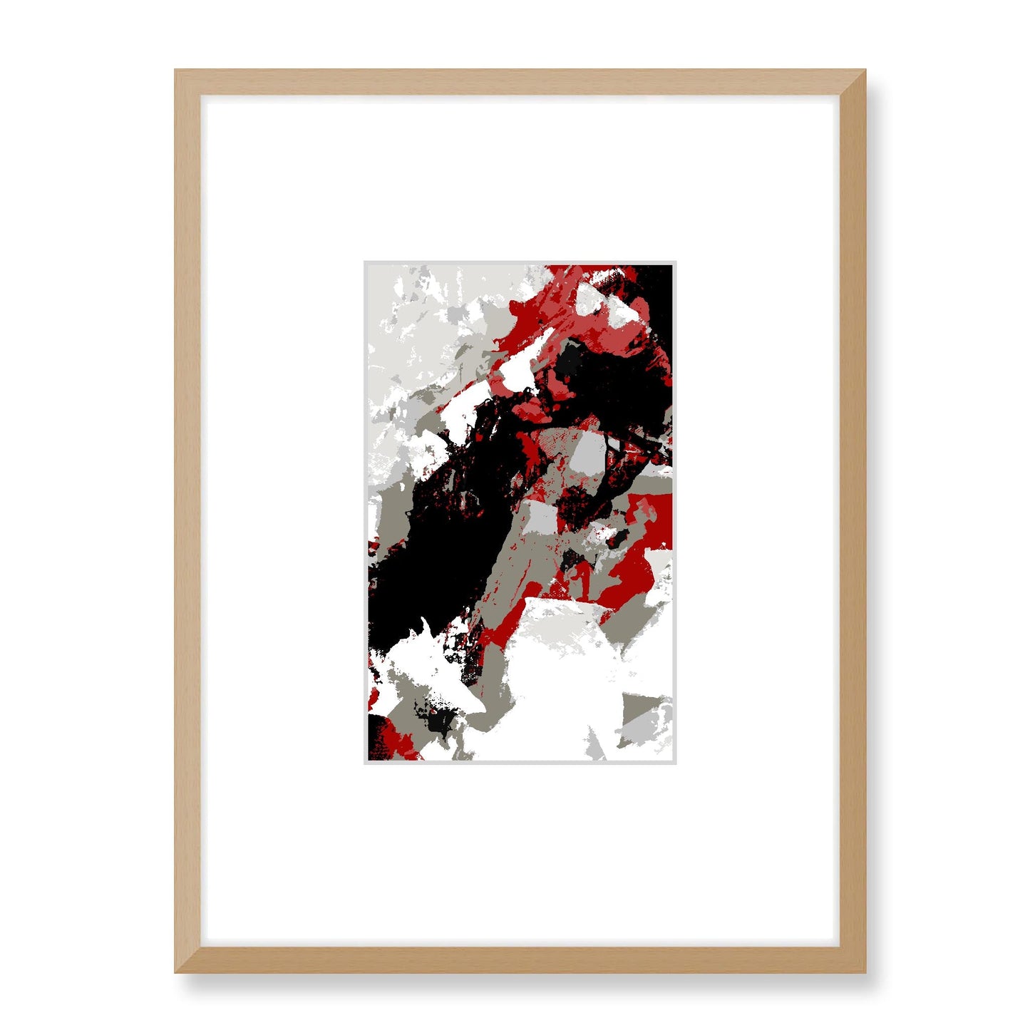 Framed Graphic Art Print, Faux Mat - 18x24 inches | FMV-1190-7688, Prints, Graphic art, Natural Frame, 45 x 60 cm ,18 x 24 inches