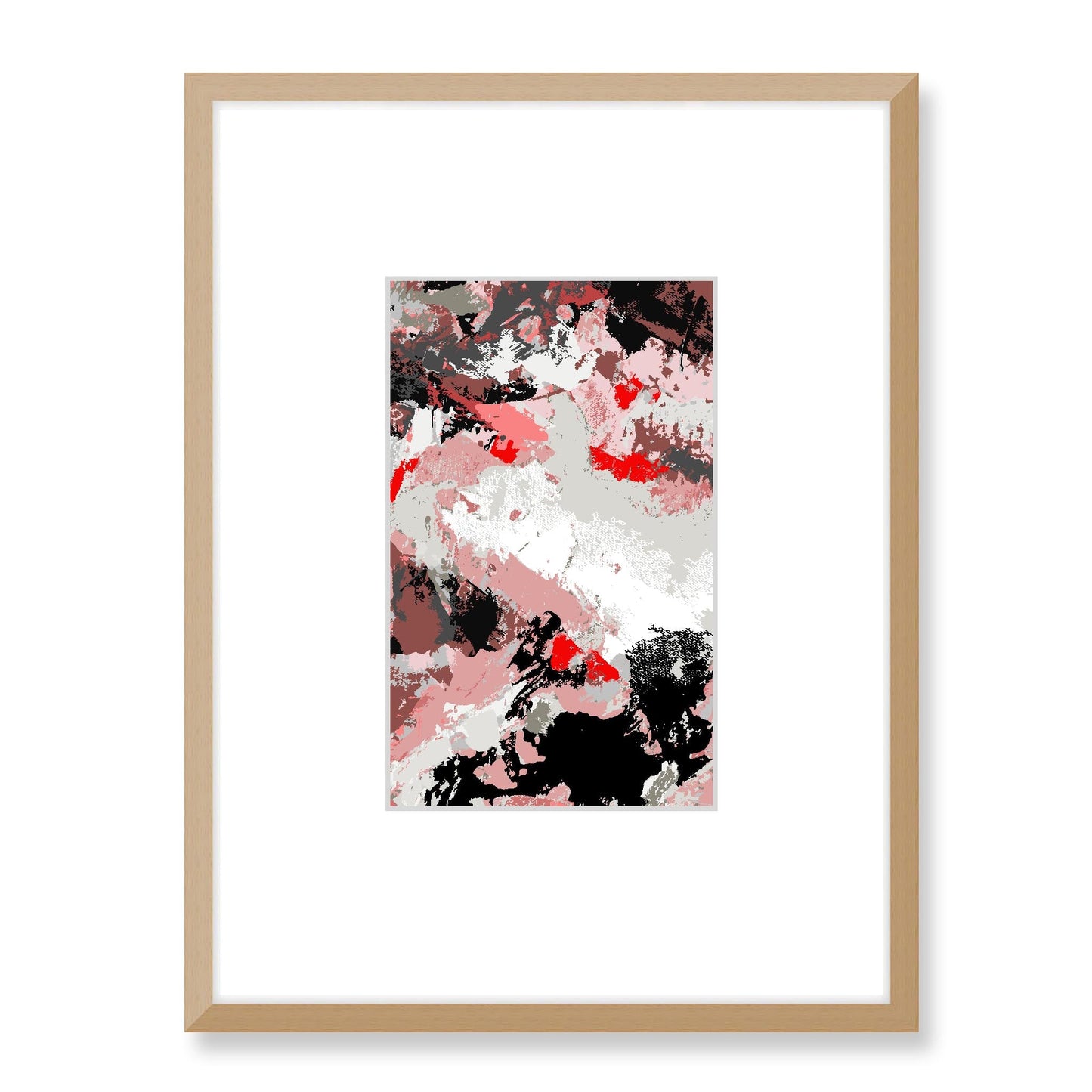 Framed Graphic Art Print, Faux Mat - 18x24 inches | FMV-1190-7689, Prints, Graphic art, Natural Frame, 45 x 60 cm ,18 x 24 inches