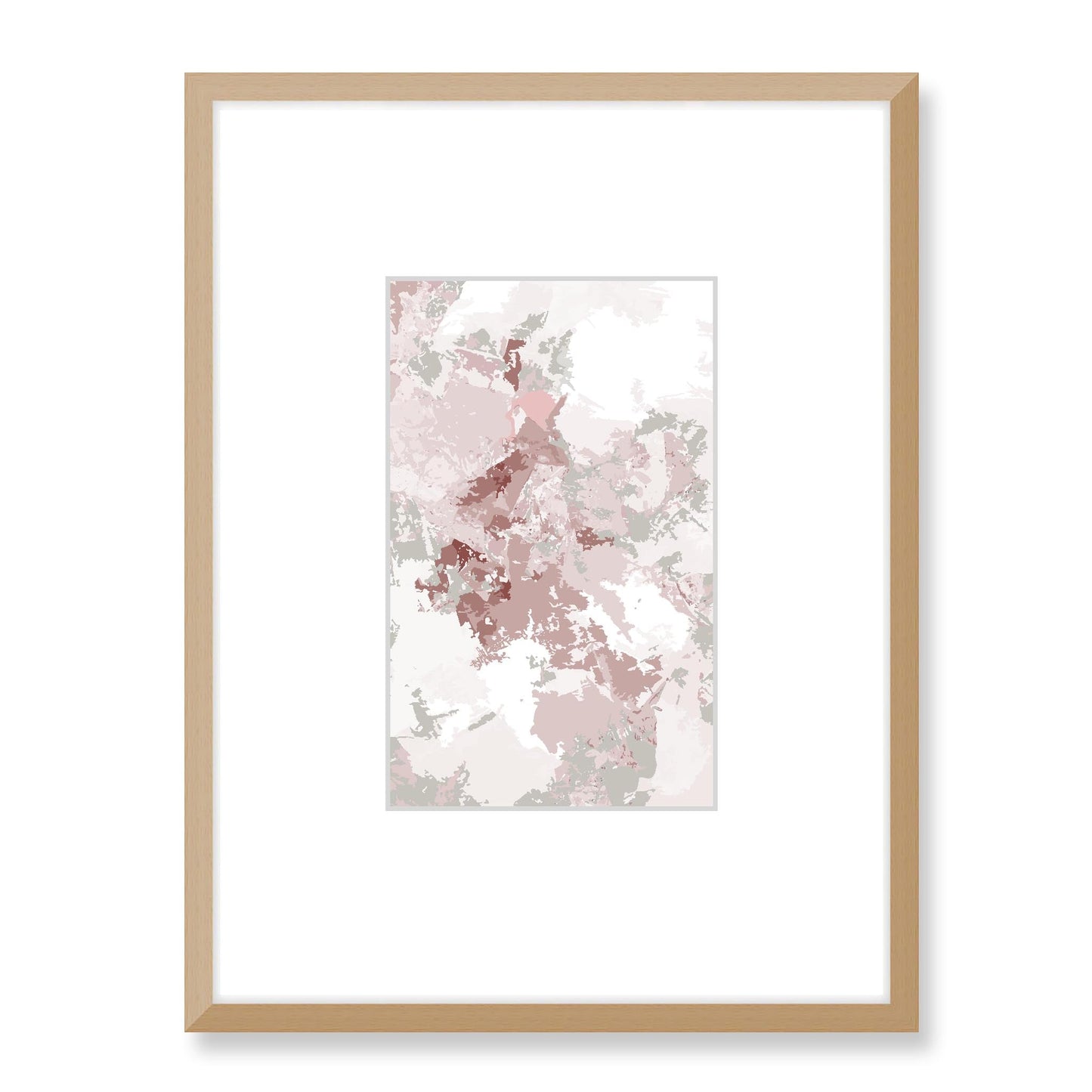 Framed Graphic Art Print, Faux Mat - 18x24 inches | FMV-1190-7698, Prints, Graphic art, Natural Frame, 45 x 60 cm ,18 x 24 inches