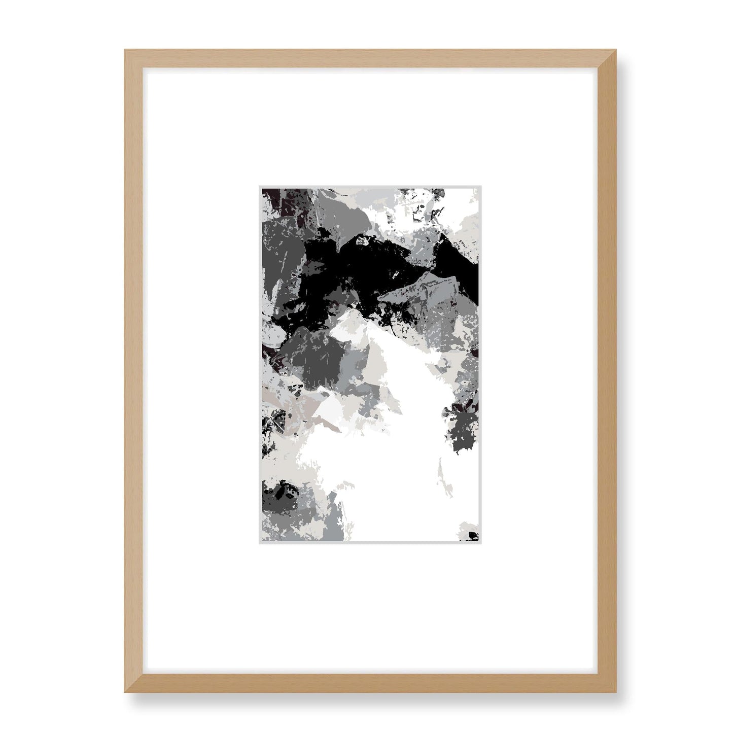 Framed Graphic Art Print, Faux Mat - 18x24 inches | FMV-1200-7692, Prints, Graphic art, Natural Frame, 45 x 60 cm ,18 x 24 inches