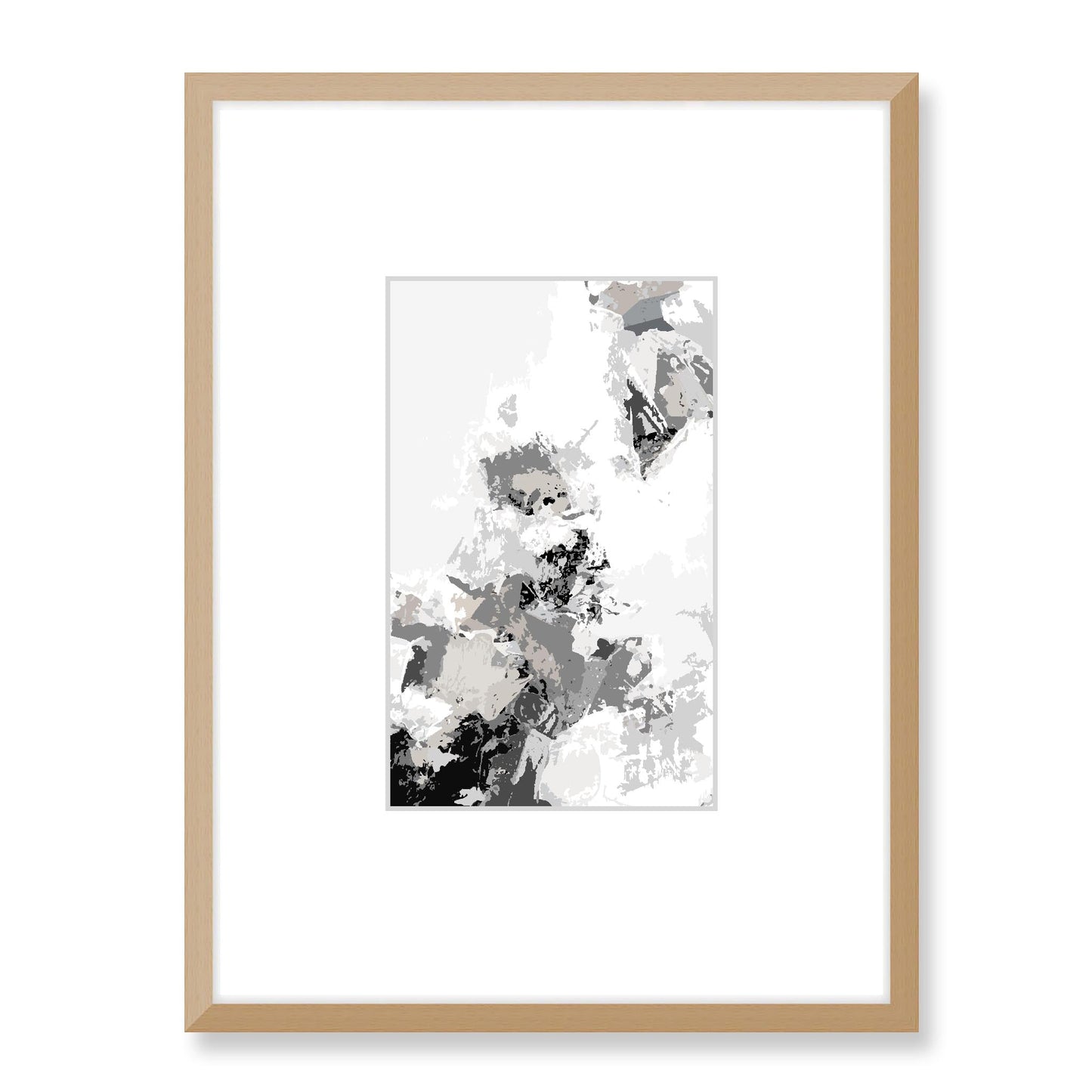 Framed Graphic Art Print, Faux Mat - 18x24 inches | FMV-1200-7694, Prints, Graphic art, Natural Frame, 45 x 60 cm ,18 x 24 inches