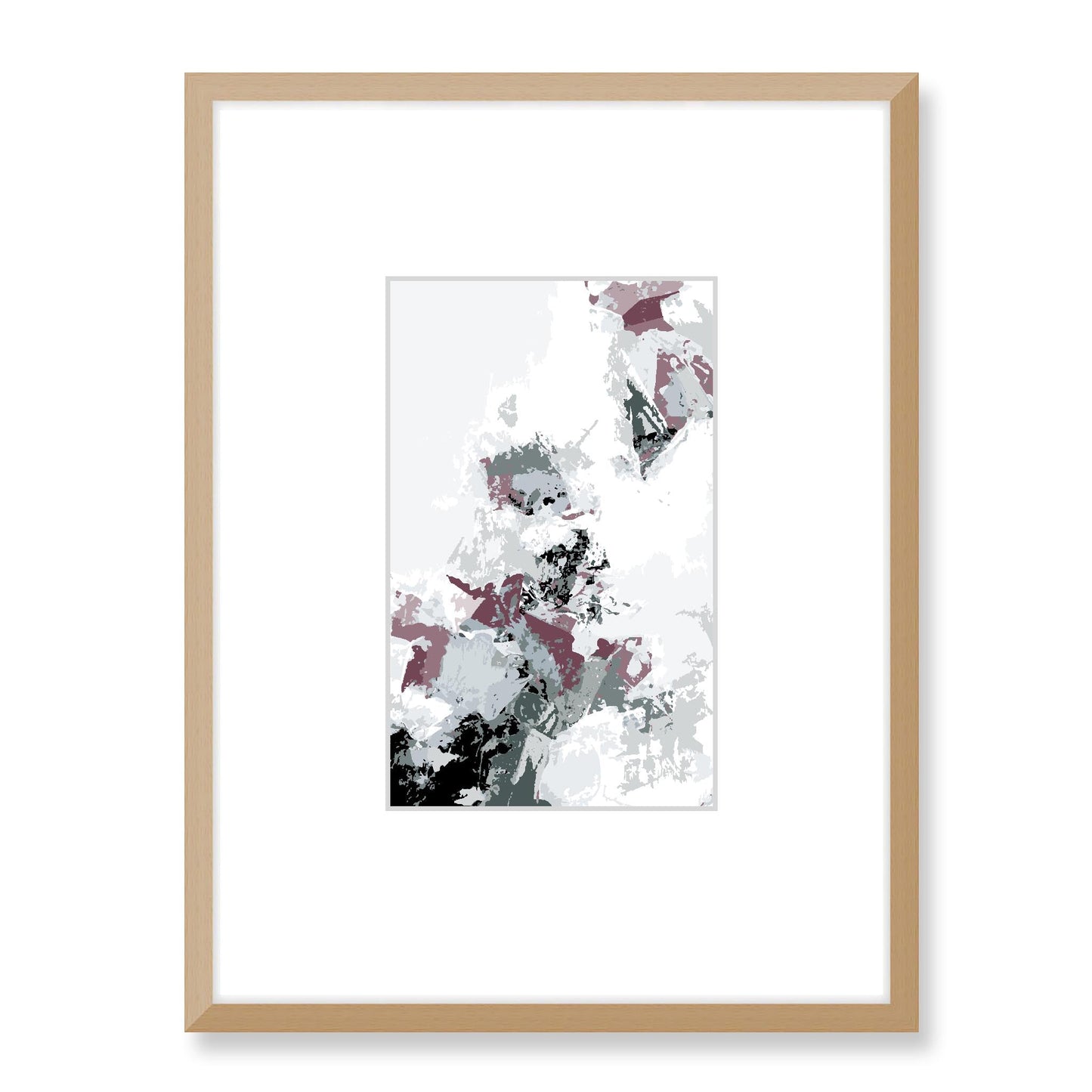 Framed Graphic Art Print, Faux Mat - 18x24 inches | FMV-1210-7694, Prints, Graphic art, Natural Frame, 45 x 60 cm ,18 x 24 inches