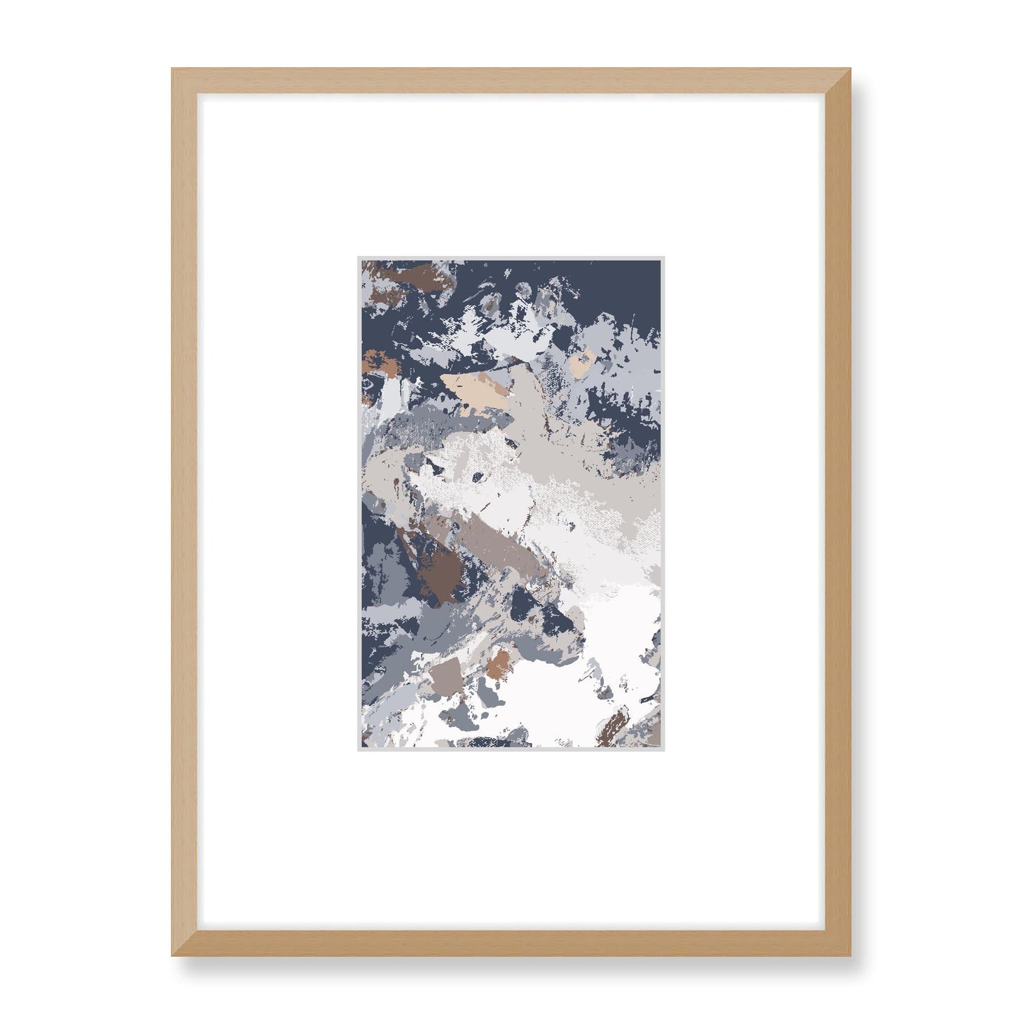 Framed Graphic Art Print, Faux Mat - 18x24 inches | FMV-1220-7689, Prints, Graphic art, Natural Frame, 45 x 60 cm ,18 x 24 inches