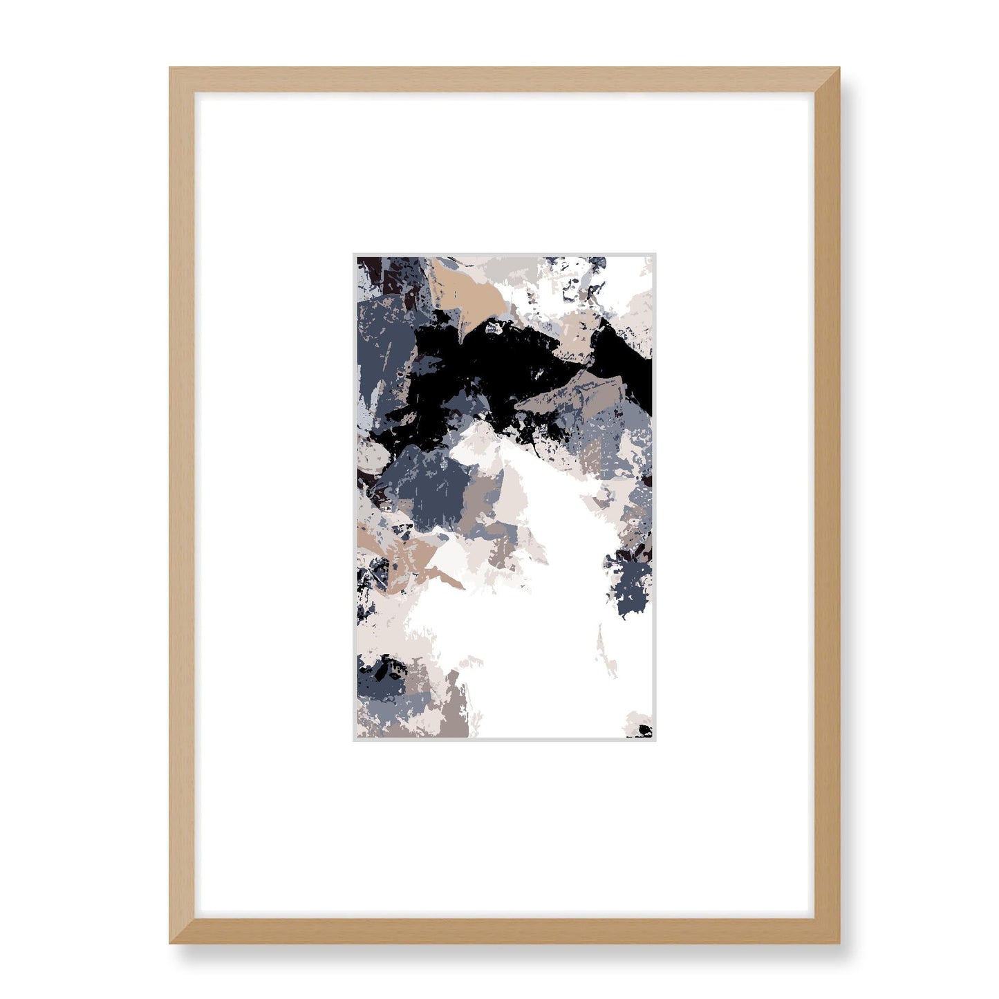 Framed Graphic Art Print, Faux Mat - 18x24 inches | FMV-1220-7692, Prints, Graphic art, Natural Frame, 45 x 60 cm ,18 x 24 inches