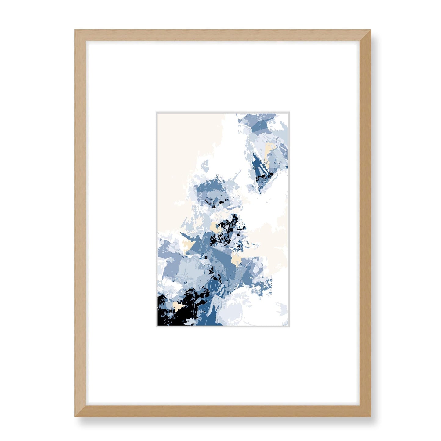 Framed Graphic Art Print, Faux Mat - 18x24 inches | FMV-1230-7694, Prints, Graphic art, Natural Frame, 45 x 60 cm ,18 x 24 inches