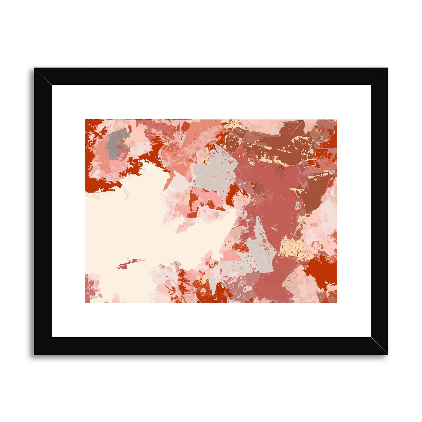 Framed Graphic Art Print, fph-1130-7692, 14"x11", Black Frame