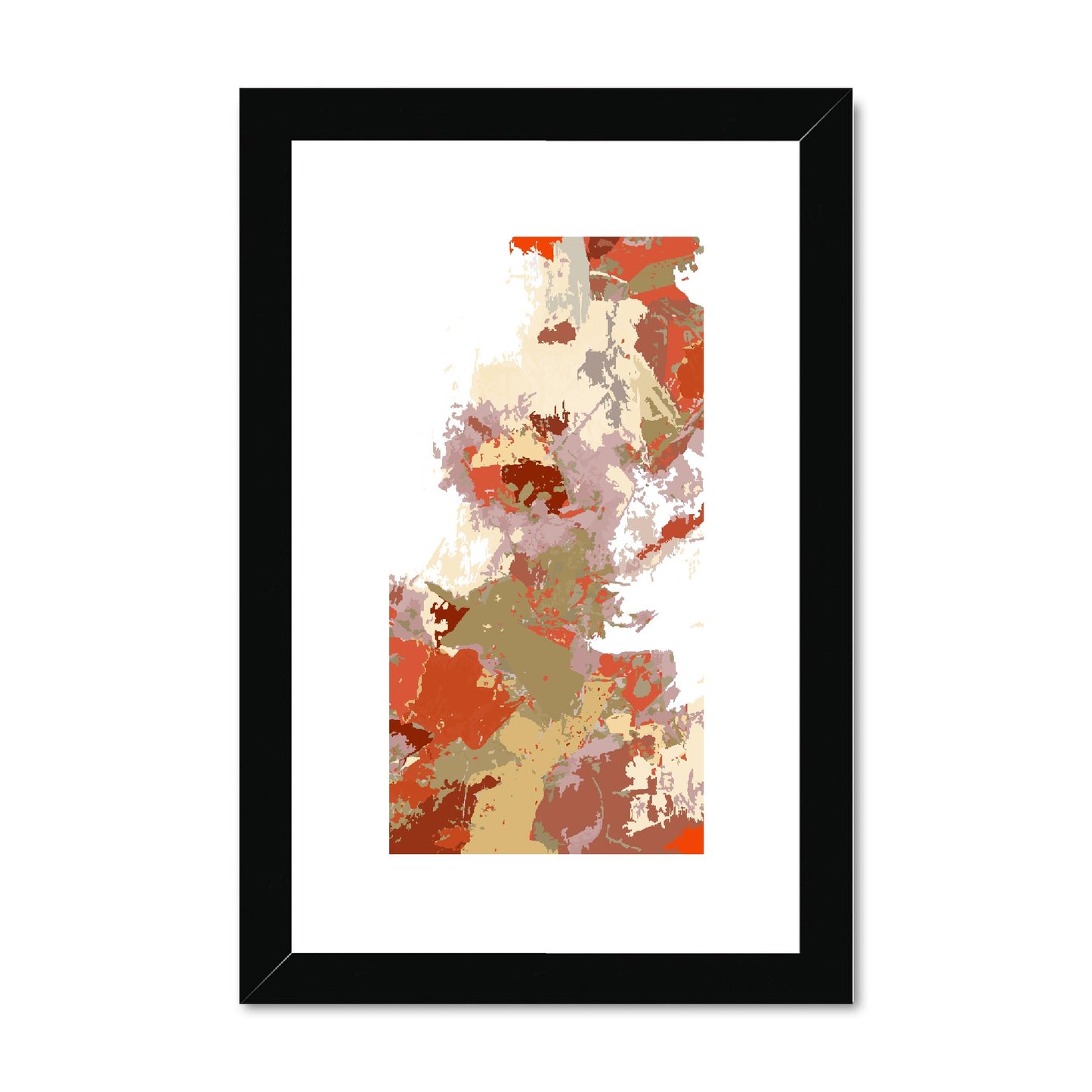 Framed Graphic Art Print, fpv-1130-7694, 8"x12", Black Frame