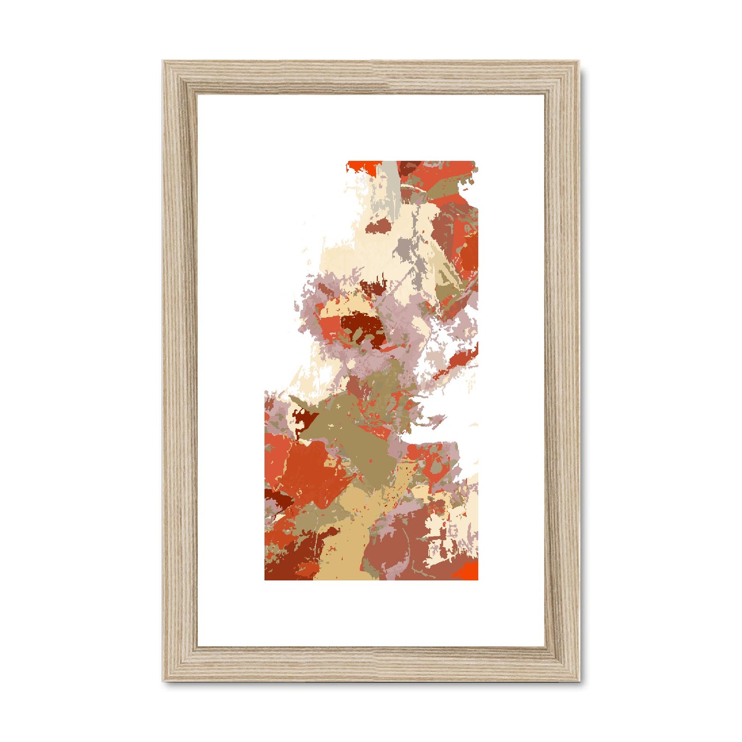 Framed Graphic Art Print, fpv-1130-7694, 8"x12", Natural Frame