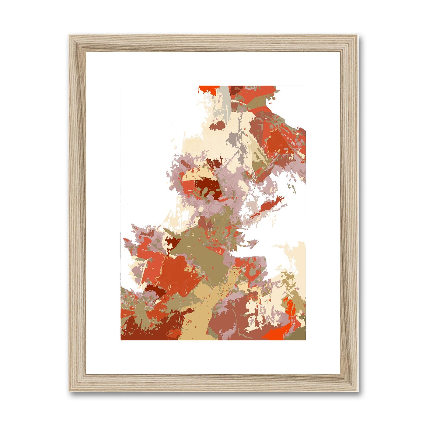 Framed Graphic Art Print, fpv-1130-7694, 11"x14", Natural Frame