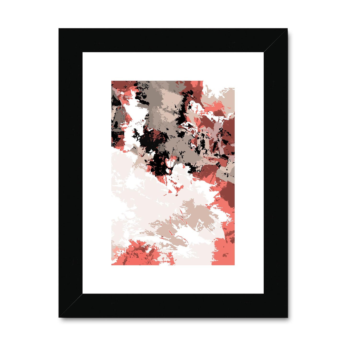 Framed Graphic Art Print, fpv-1130-7696, 6"x8", Black Frame
