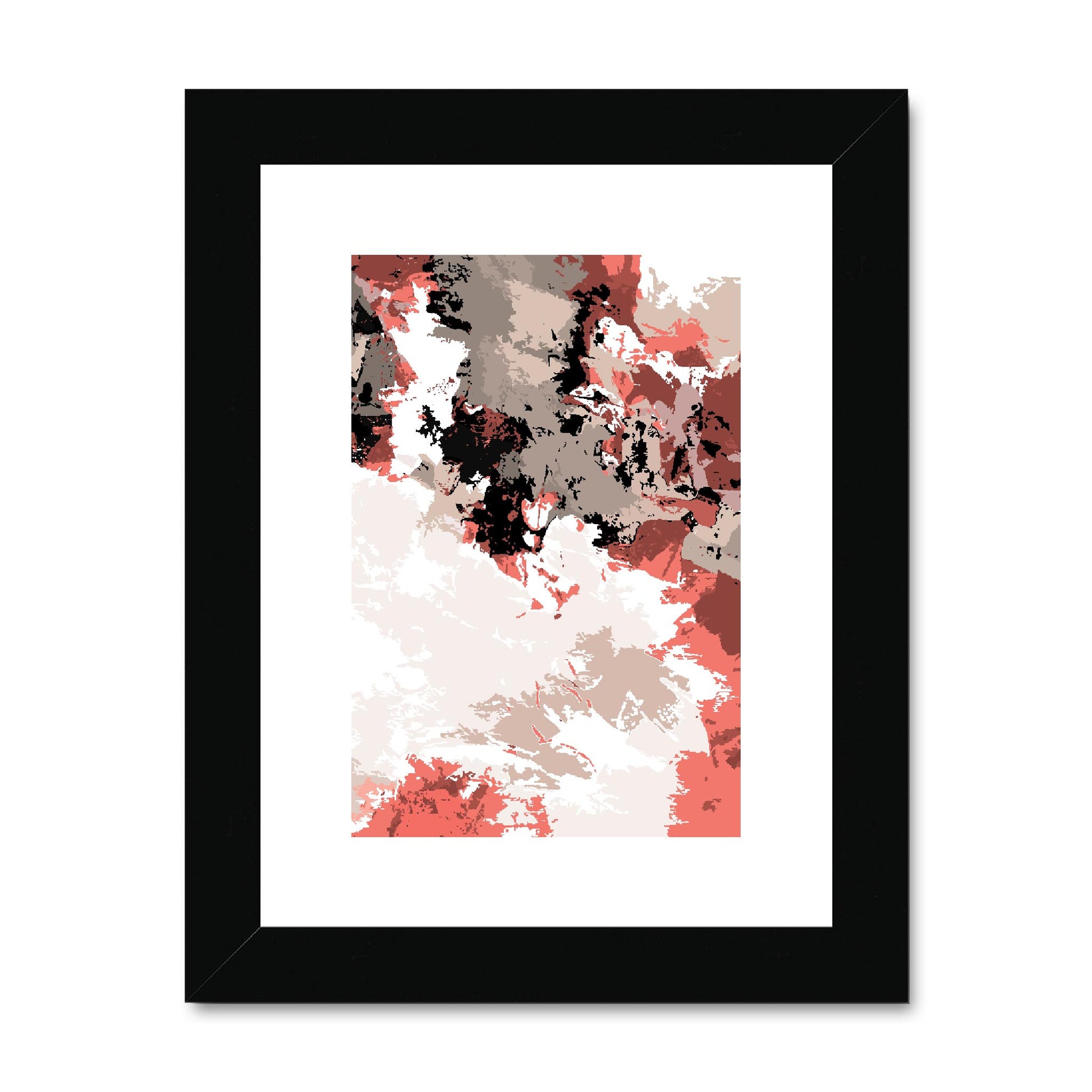 Framed Graphic Art Print, fpv-1130-7696, 6"x8", Black Frame