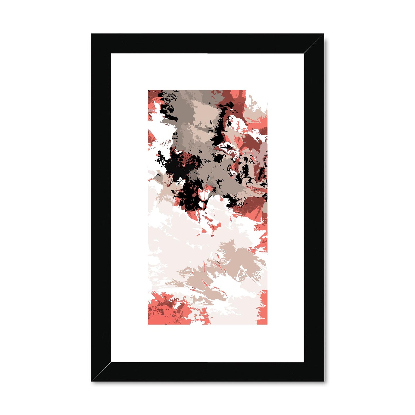 Framed Graphic Art Print, fpv-1130-7696, 8"x12", Black Frame