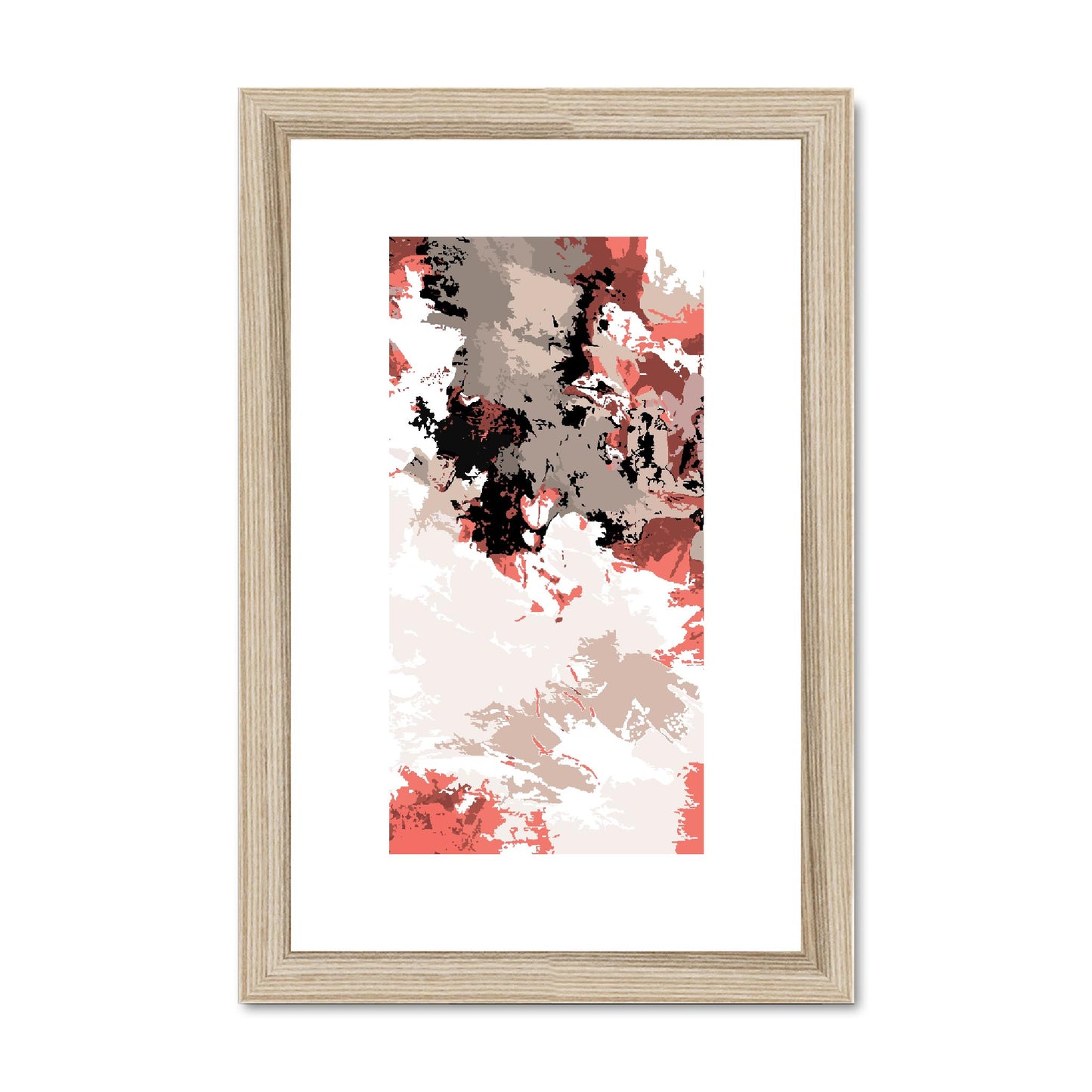Framed Graphic Art Print, fpv-1130-7696, 8"x12", Natural Frame