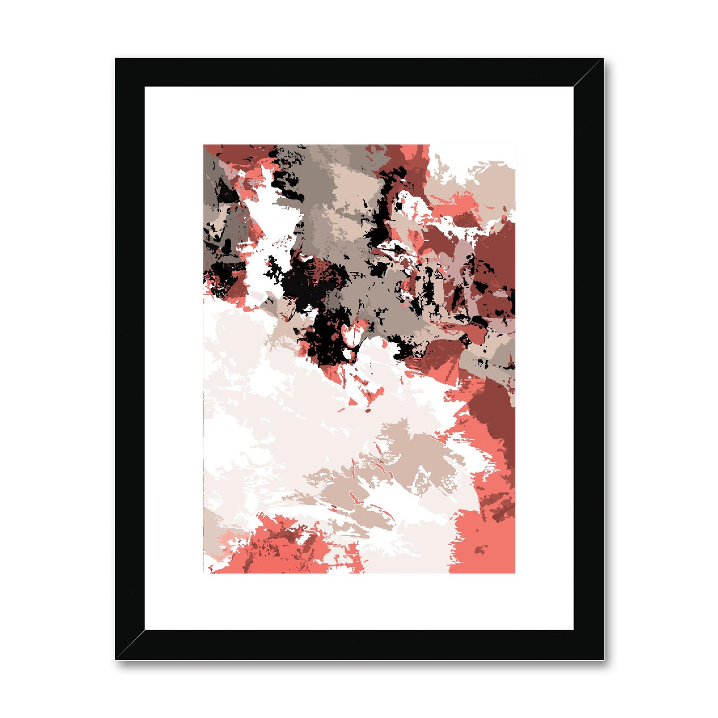 Framed Graphic Art Print, fpv-1130-7696, 11"x14", Black Frame