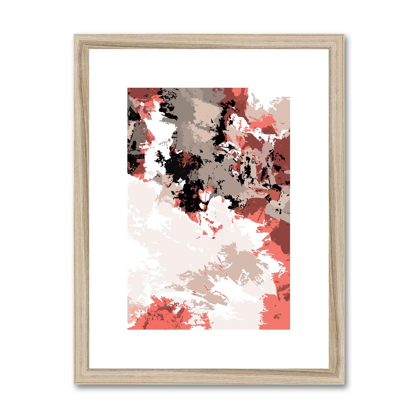 Framed Graphic Art Print, fpv-1130-7696, 12"x16", Natural Frame