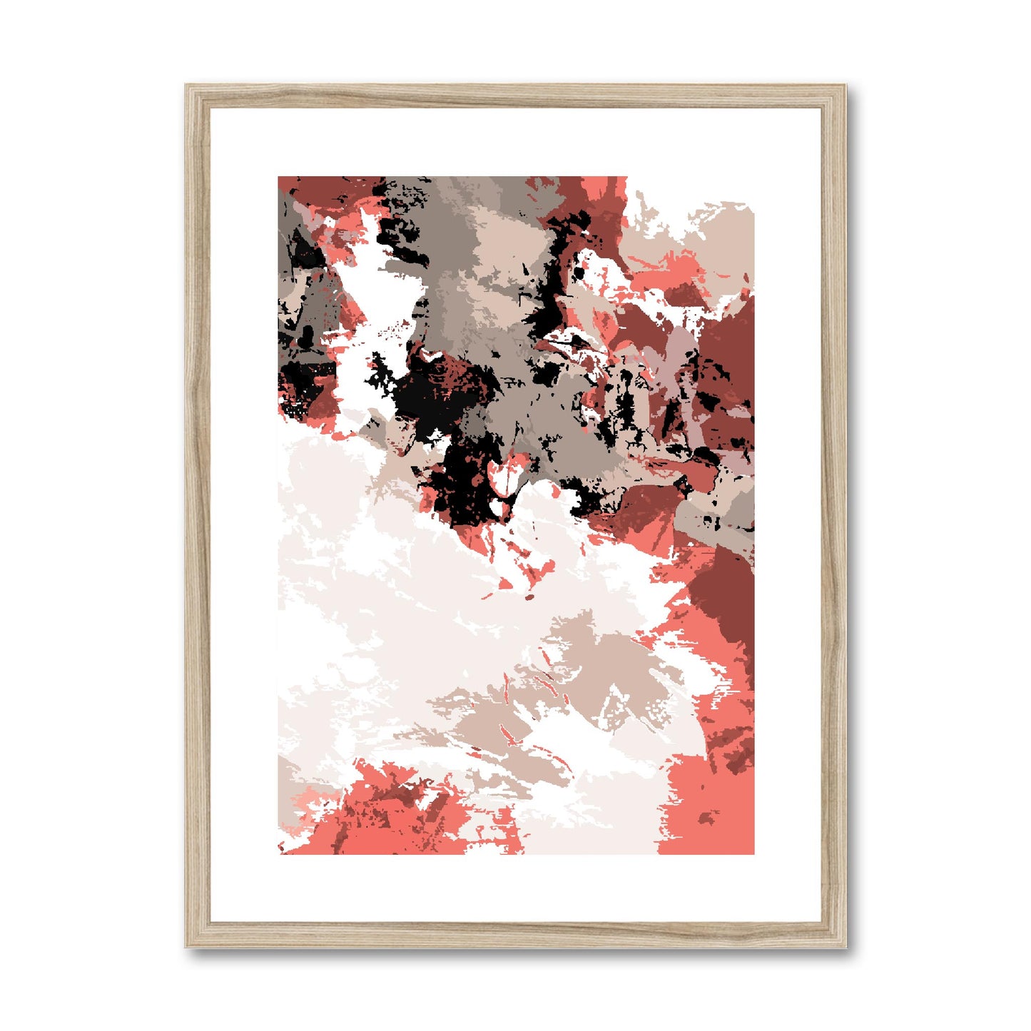Framed Graphic Art Print, fpv-1130-7696, 18"x24", Natural Frame