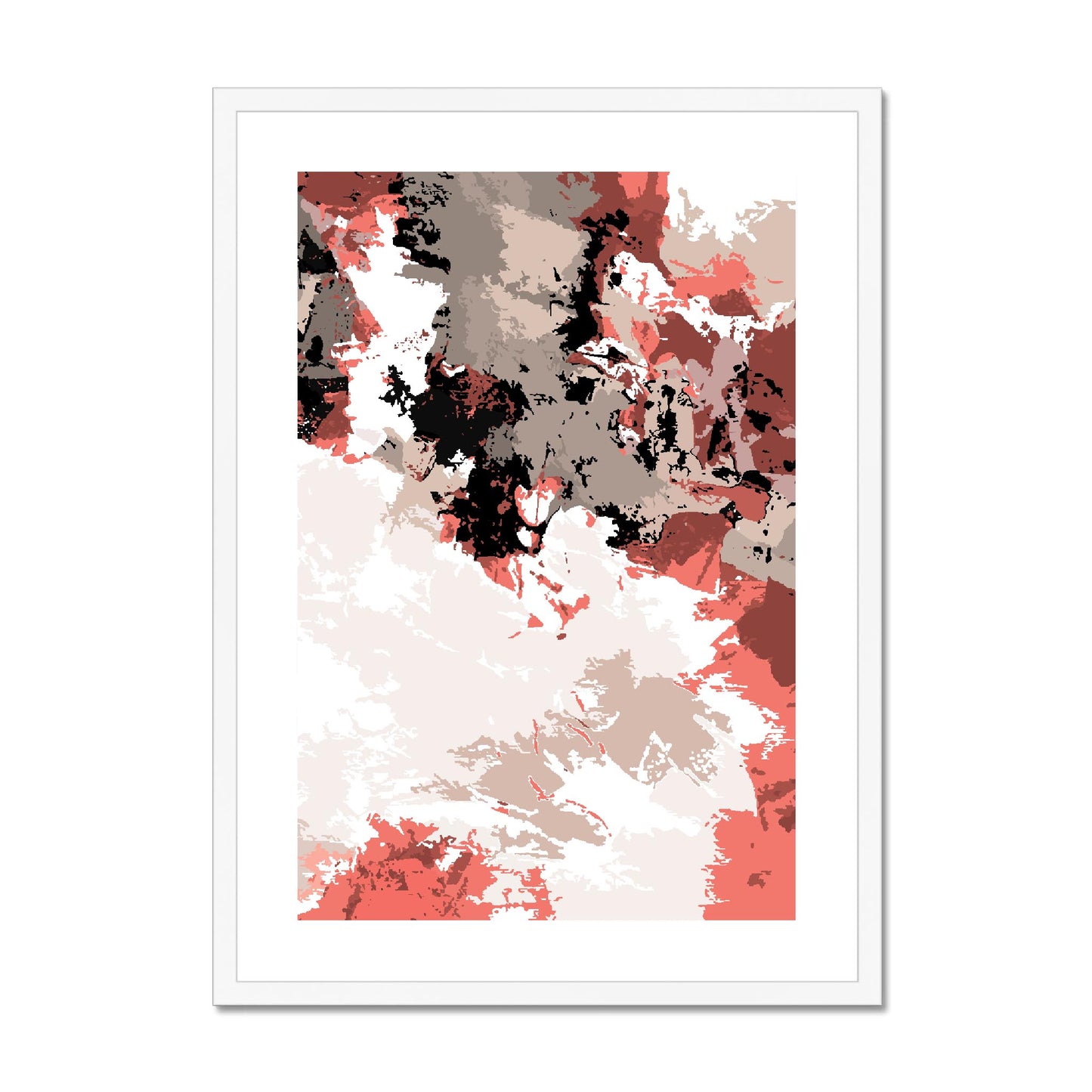 Framed Graphic Art Print, fpv-1130-7696, 20"x28", White Frame