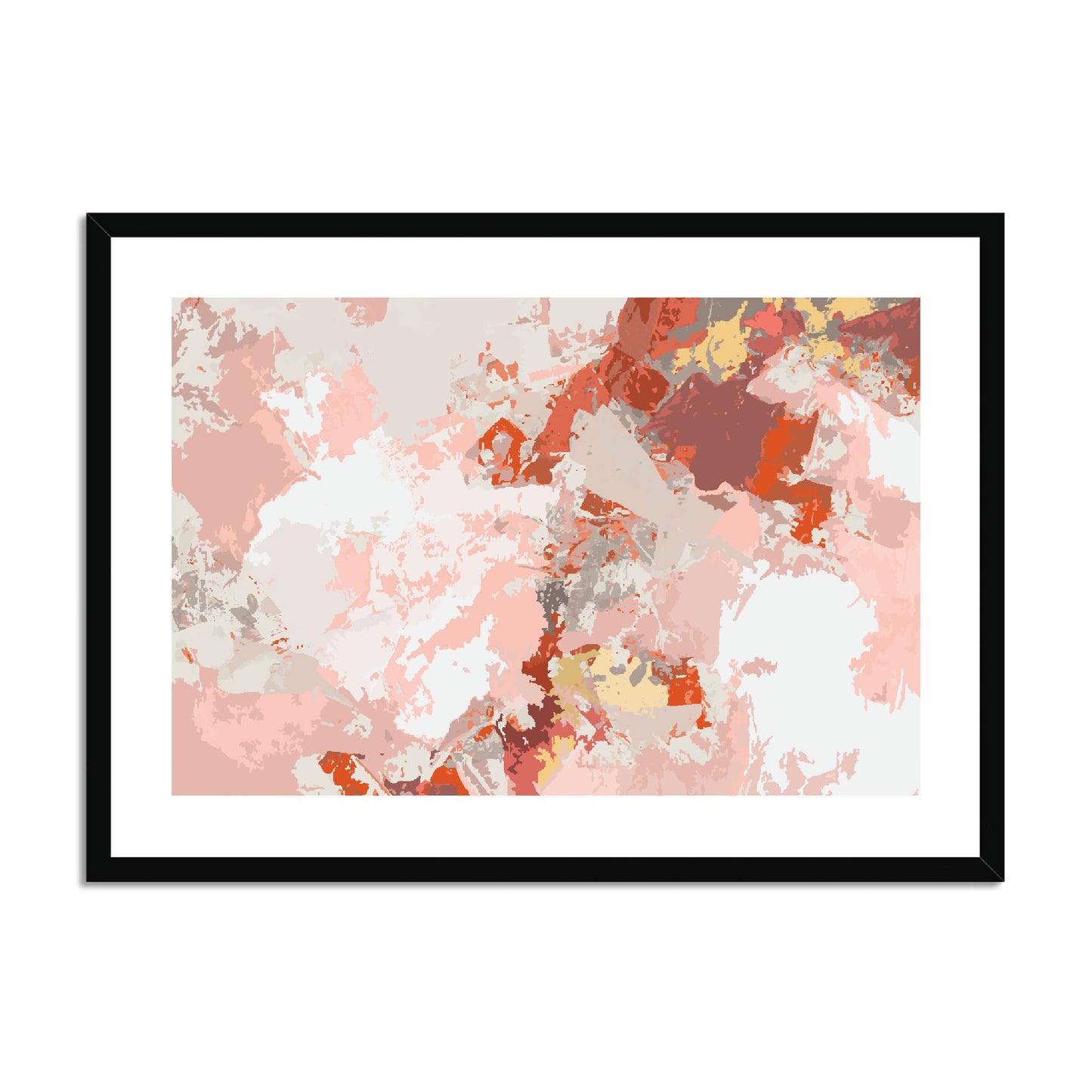 Framed Graphic Art Print, fph-1130-7698, 28"x20", Black Frame