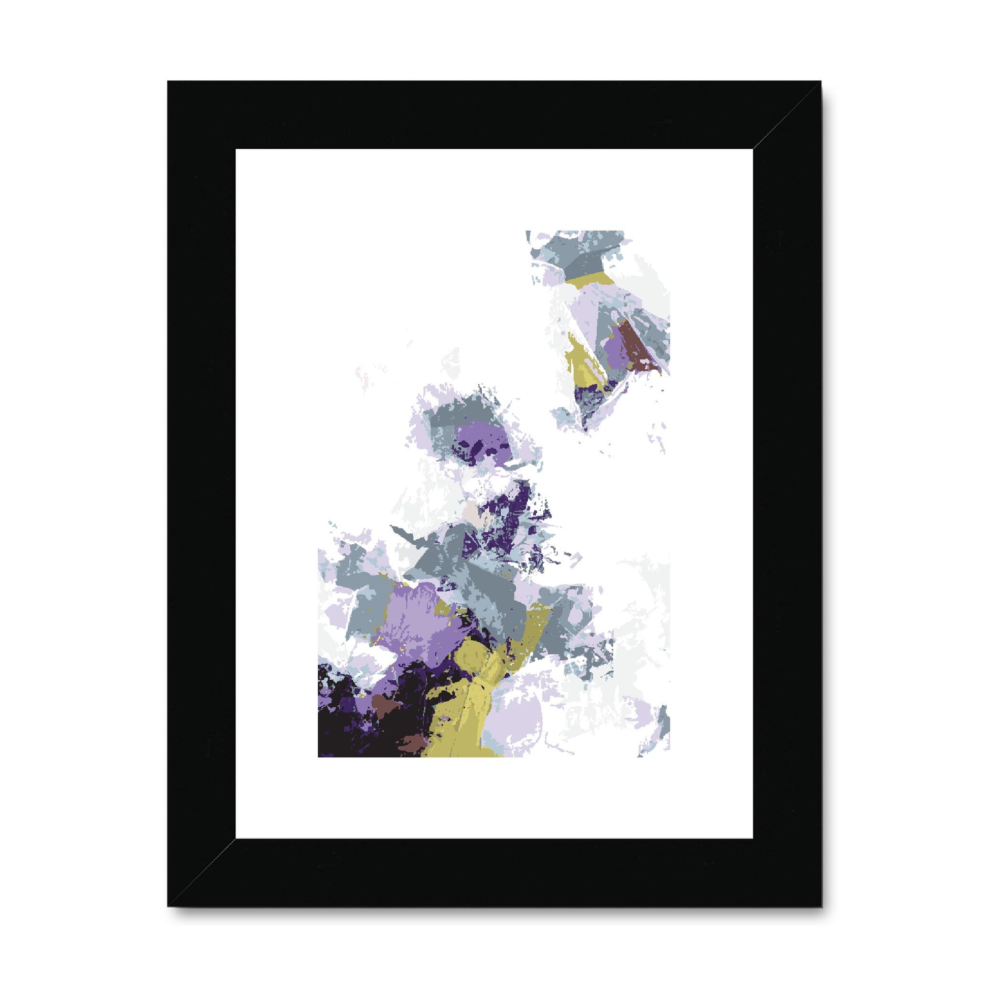 Framed Graphic Art Print, fpv-1140-7694, 6"x8", Black Frame