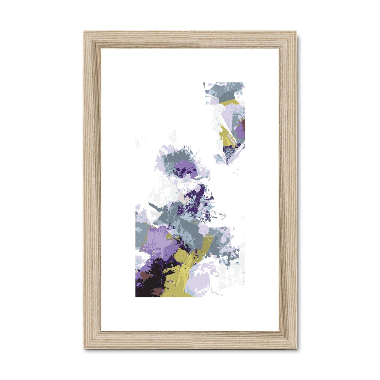 Framed Graphic Art Print, fpv-1140-7694, 8"x12", Natural Frame