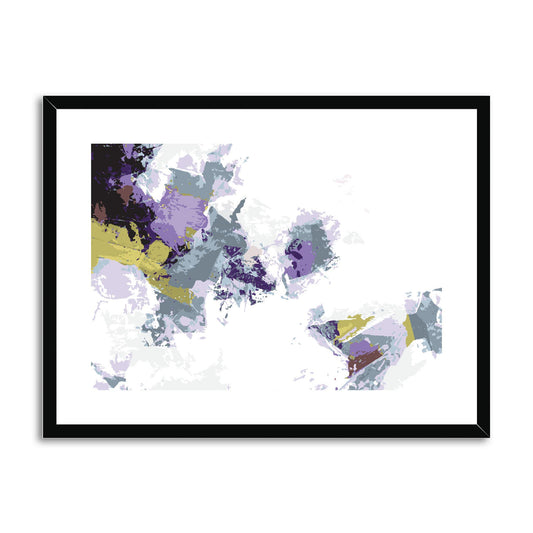 Framed Graphic Art Print, fph-1140-7694, 24"x18", Black Frame