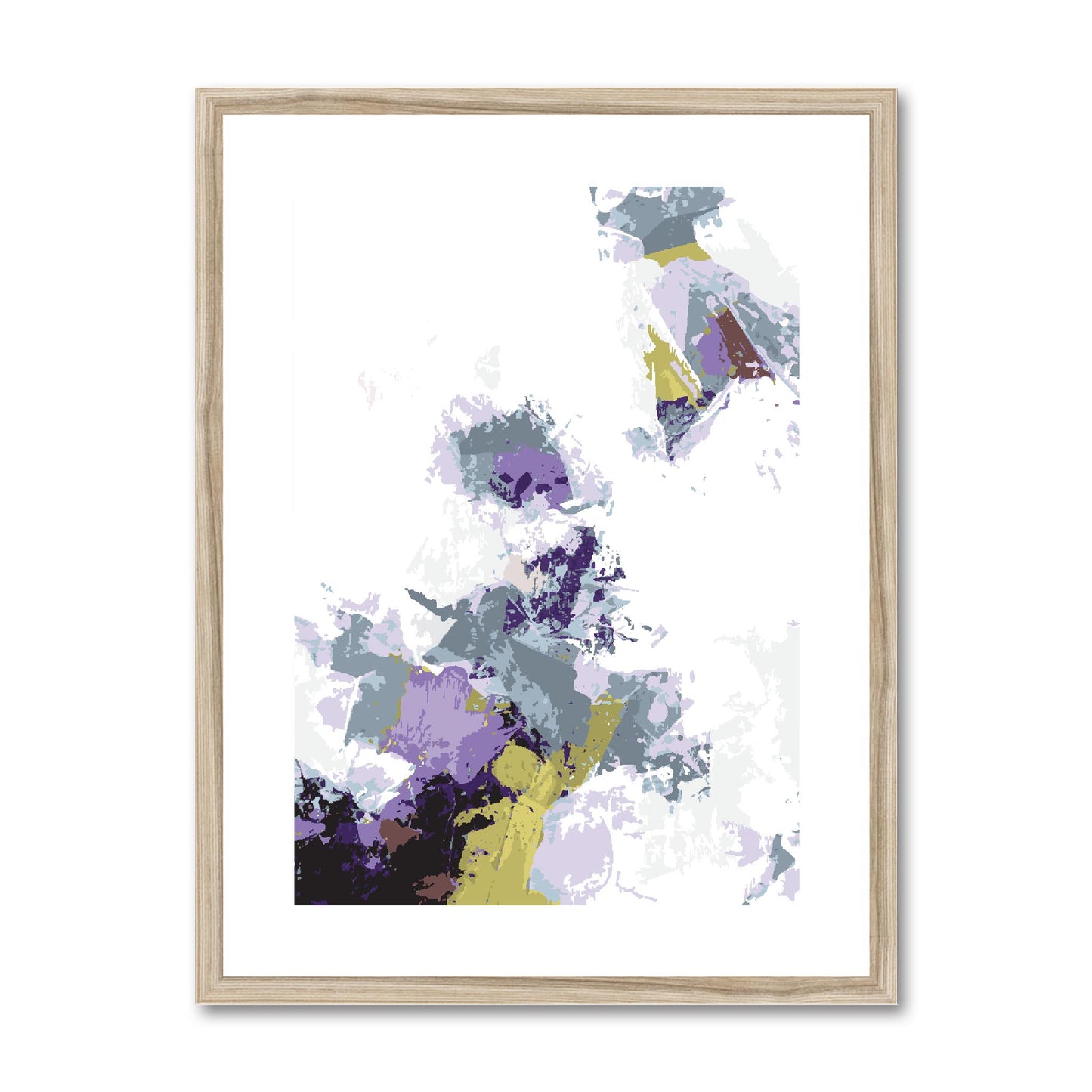 Framed Graphic Art Print, fpv-1140-7694, 18"x24", Natural Frame