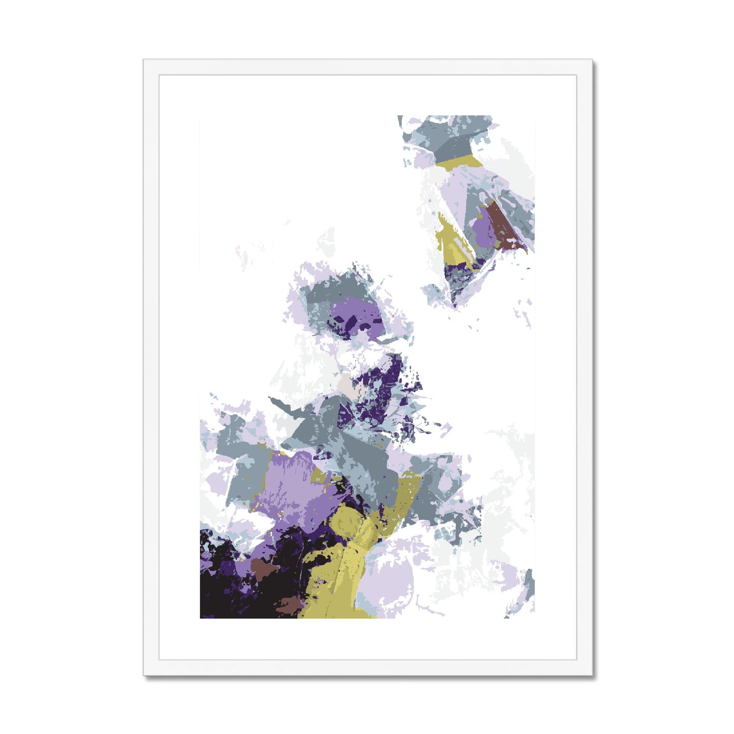 Framed Graphic Art Print, fpv-1140-7694, 20"x28", White Frame