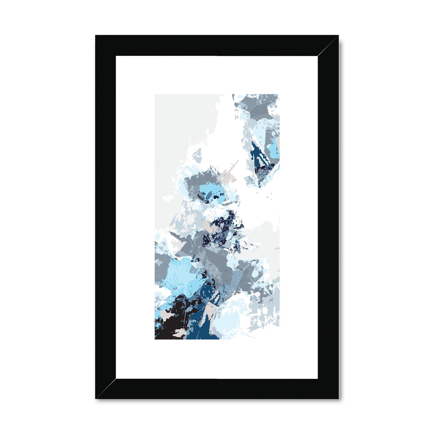 Framed Graphic Art Print, fpv-1150-7694, 8"x12", Black Frame