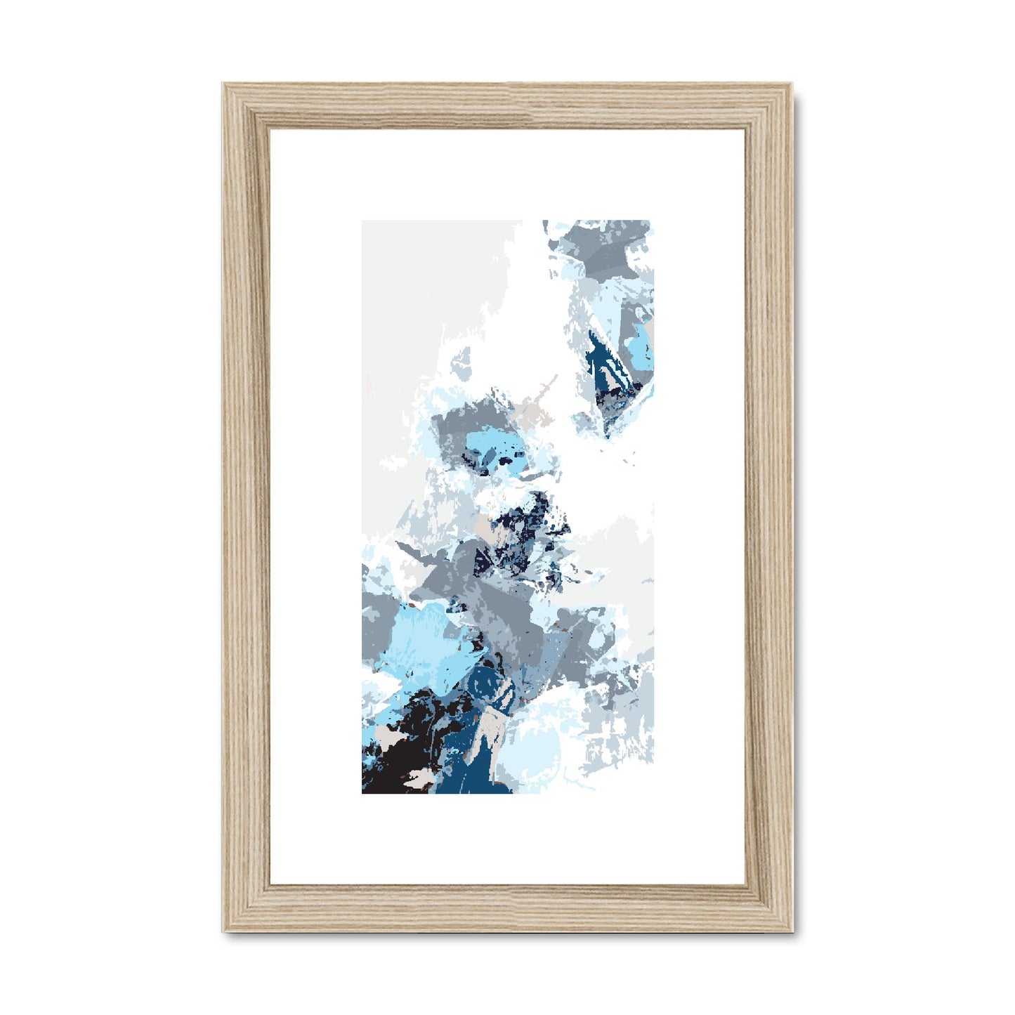 Framed Graphic Art Print, fpv-1150-7694, 8"x12", Natural Frame