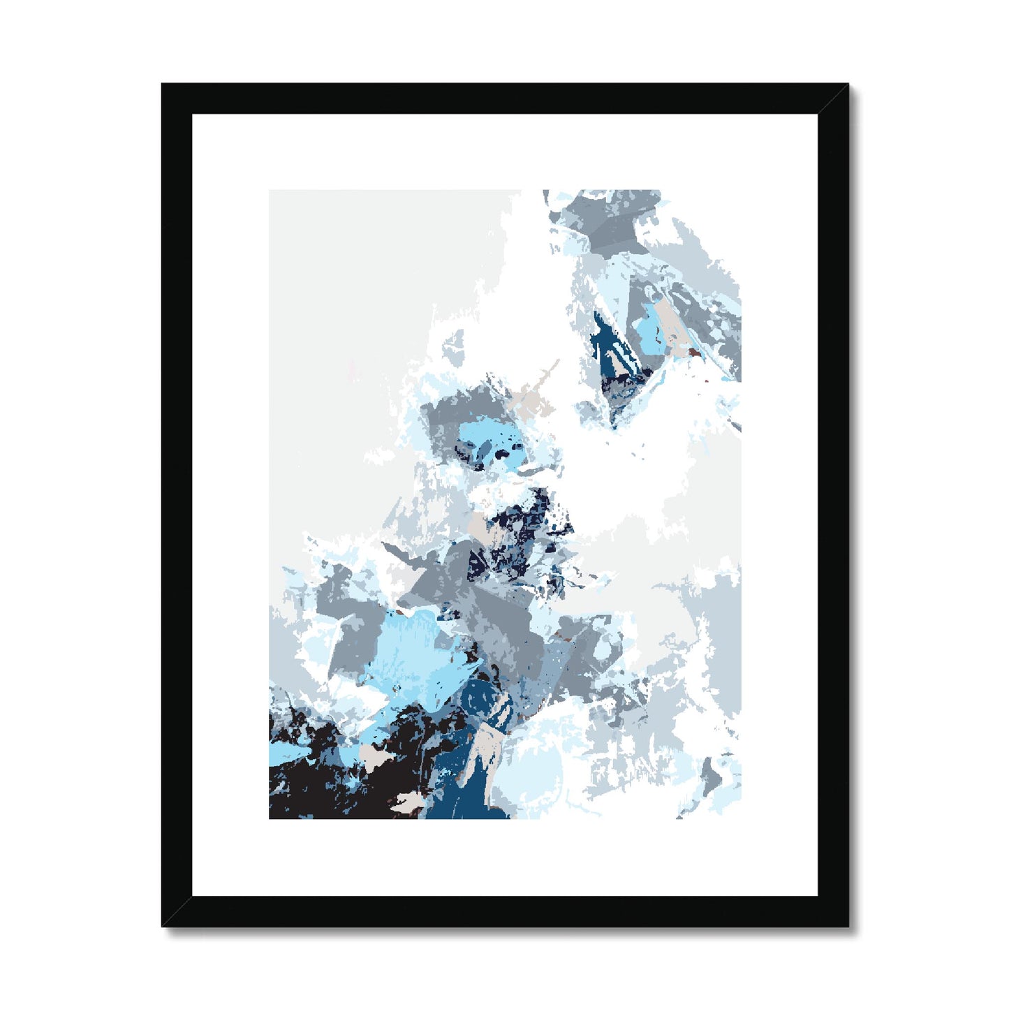 Framed Graphic Art Print, fpv-1150-7694, 16"x20", Black Frame