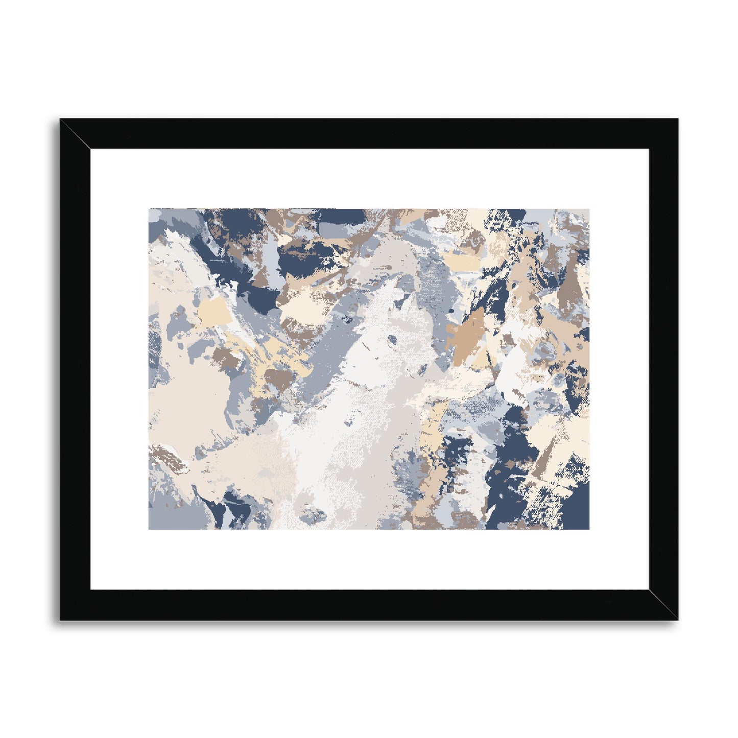 Framed Graphic Art Print, fph-1160-7689, 14"x11", Black Frame