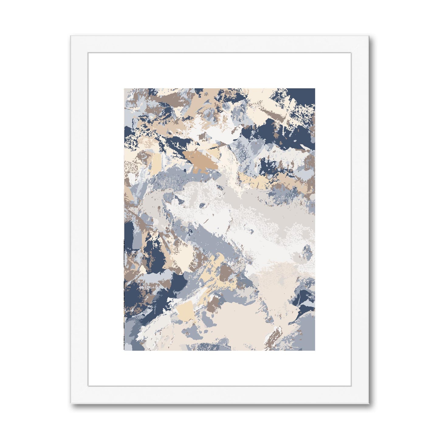 Framed Graphic Art Print, fpv-1160-7689, 11"x14", White Frame