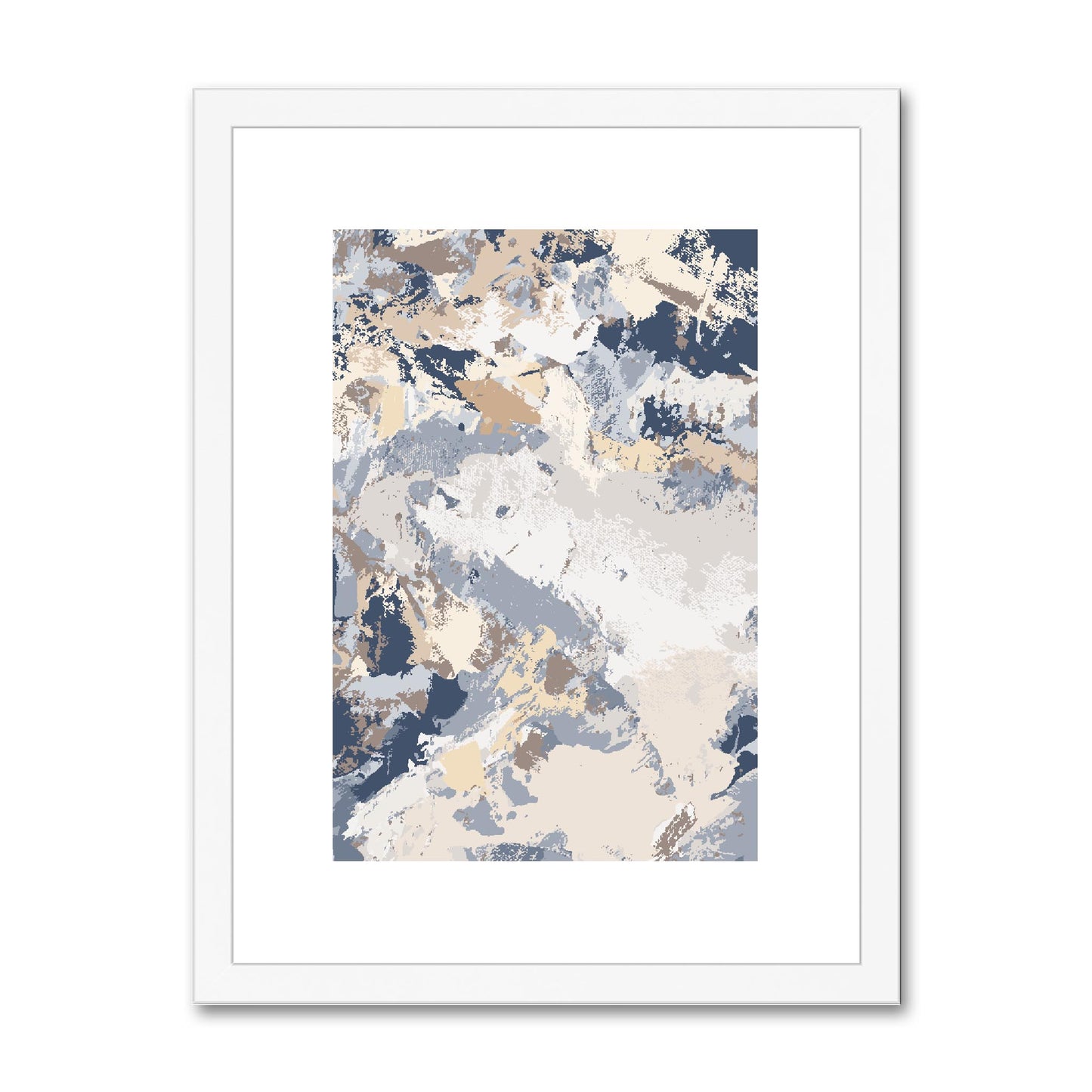 Framed Graphic Art Print, fpv-1160-7689, 12"x16", White Frame